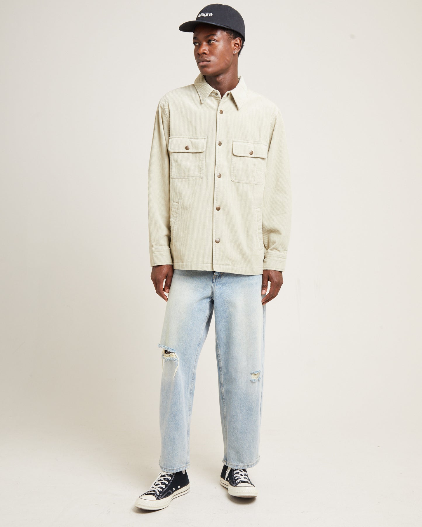 Conditions Cord Long Sleeve Overshirt