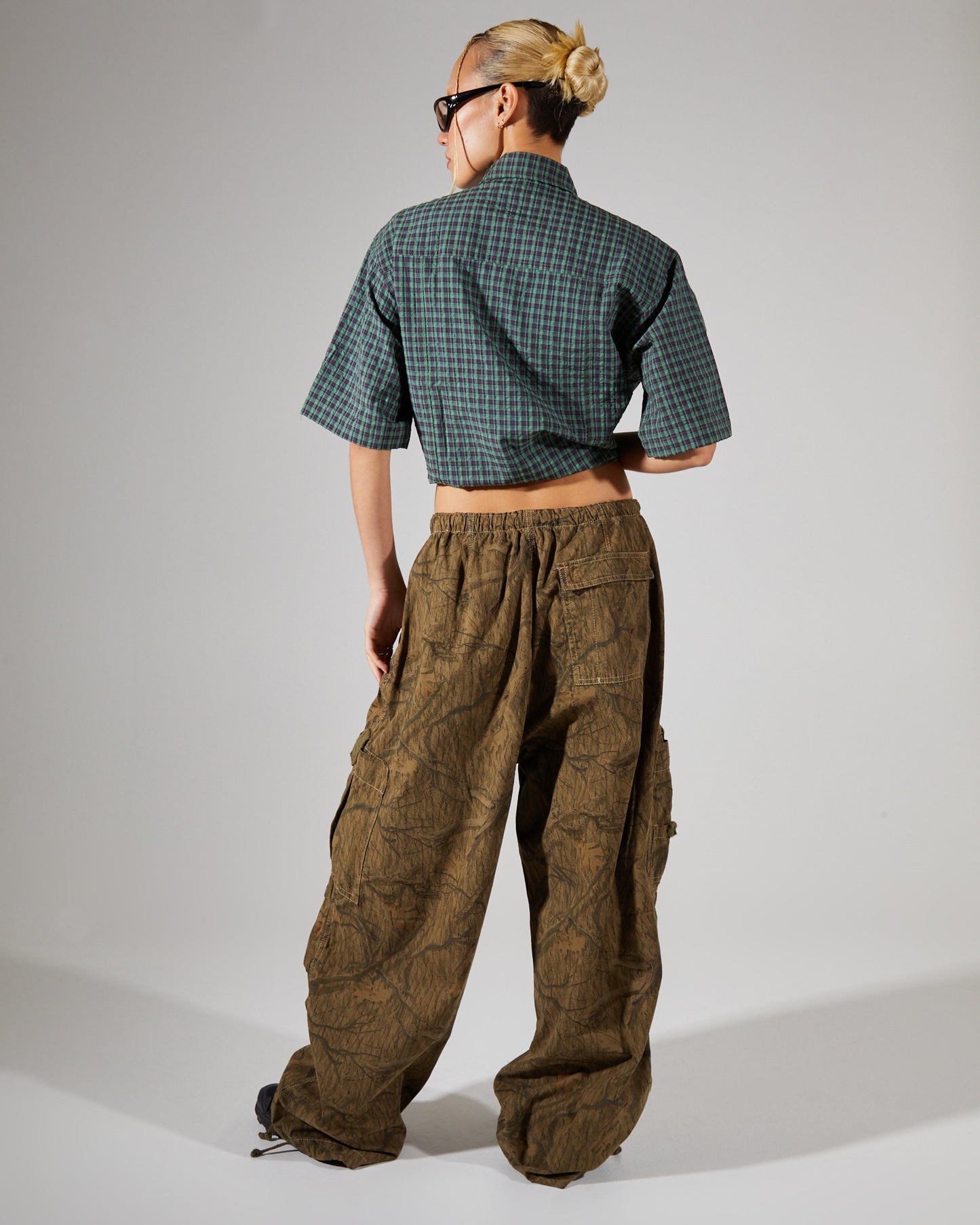 Parachute Pants Forest Camo