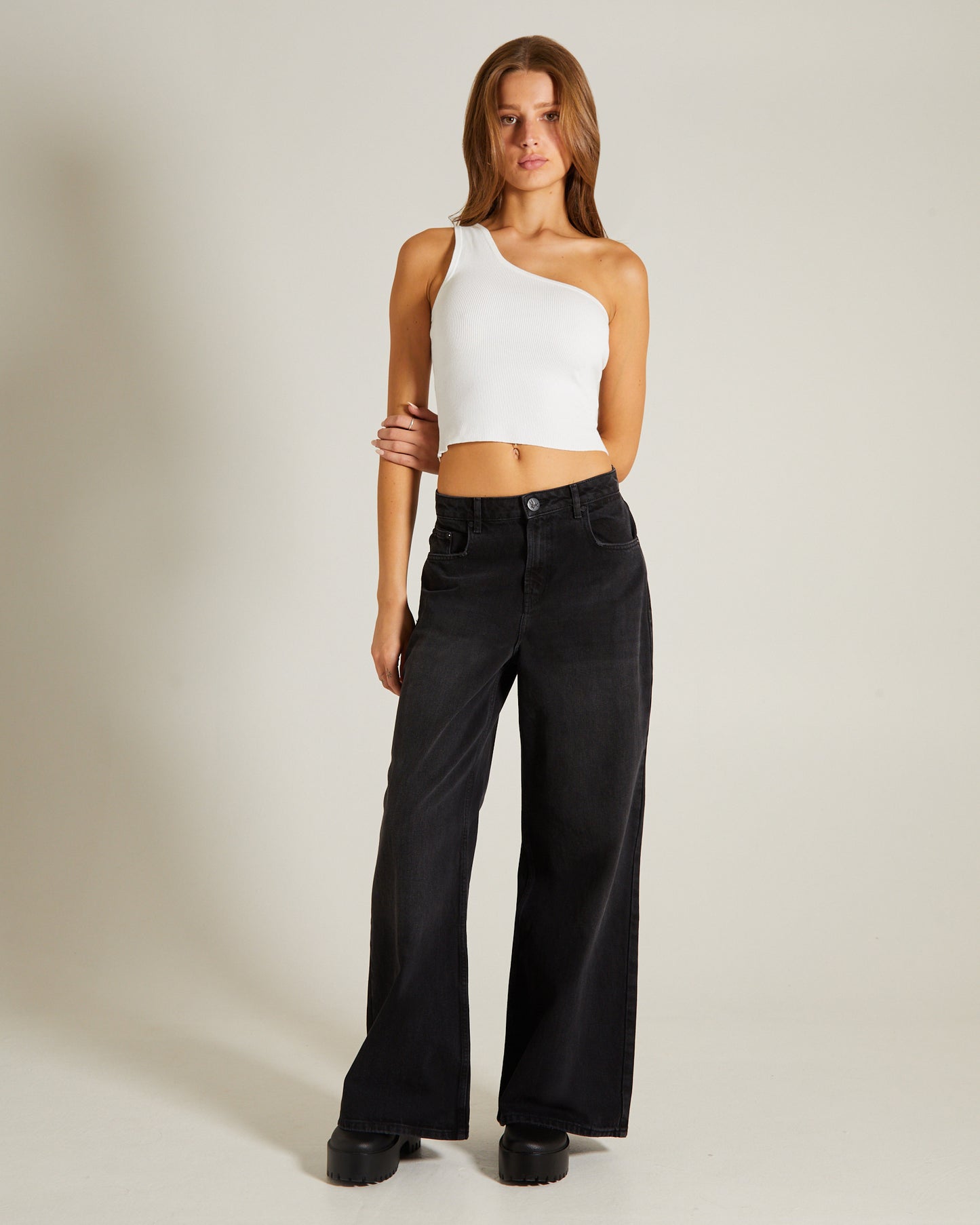 Luxe Knitted One Shoulder Top