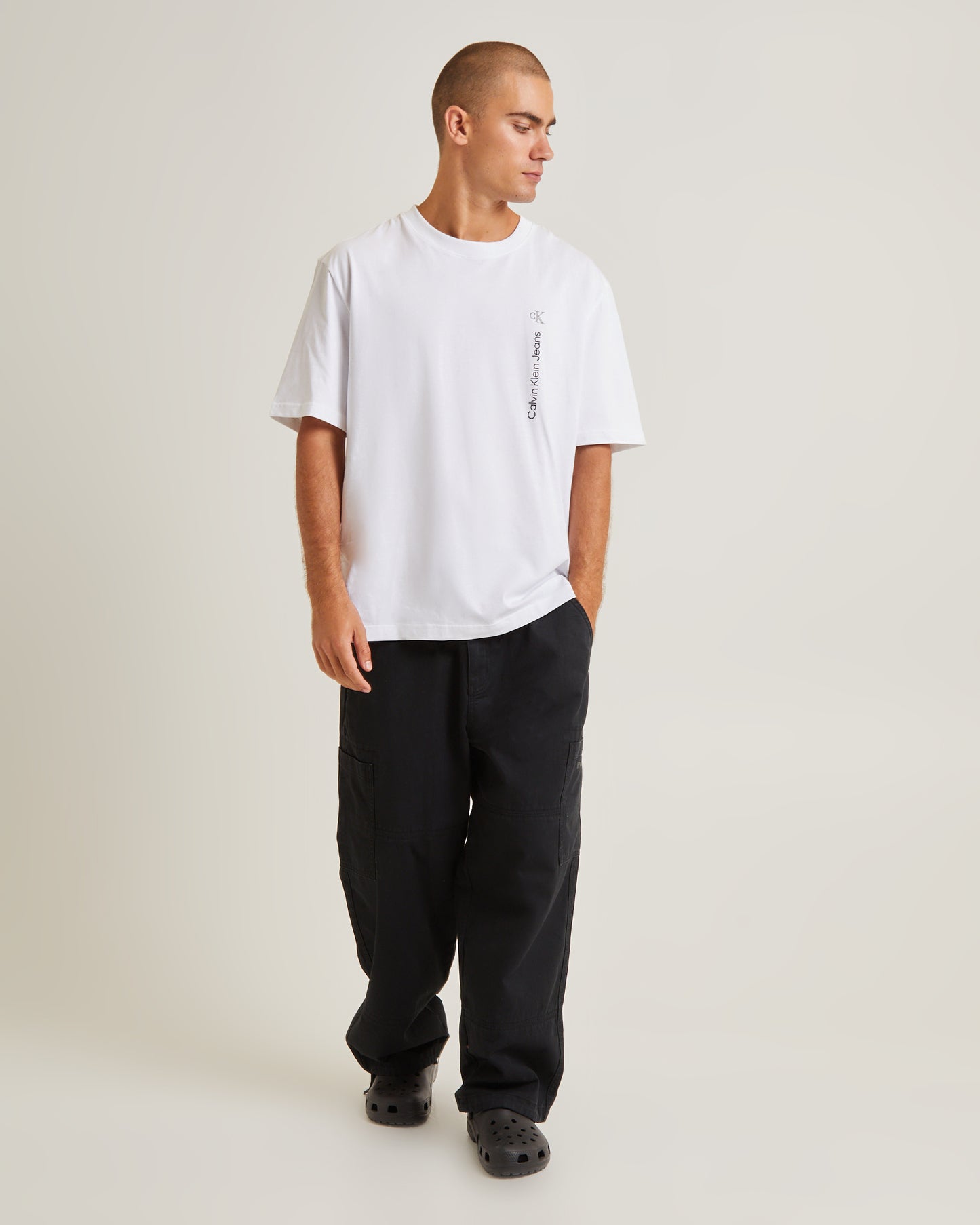 Vertical Institutional Short Sleeve T-Shirt