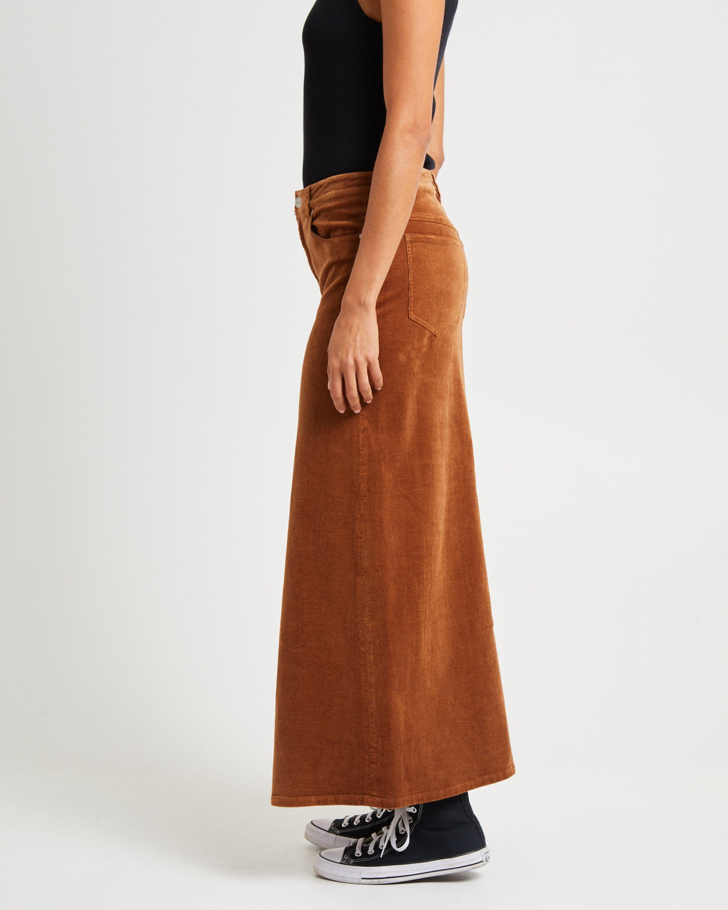 Repair Maxi Skirt Caramel Cord