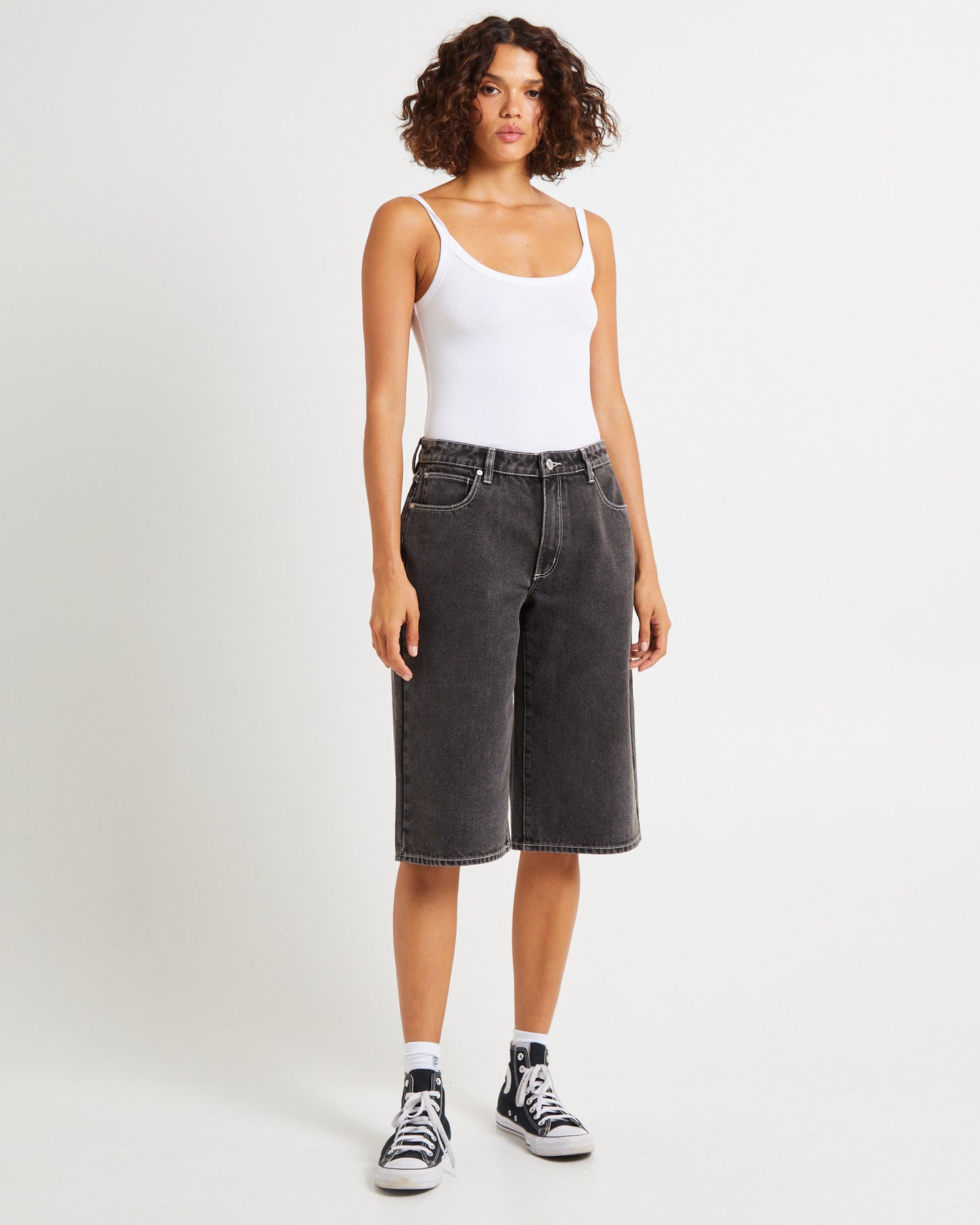 Long Denim Jorts Edda