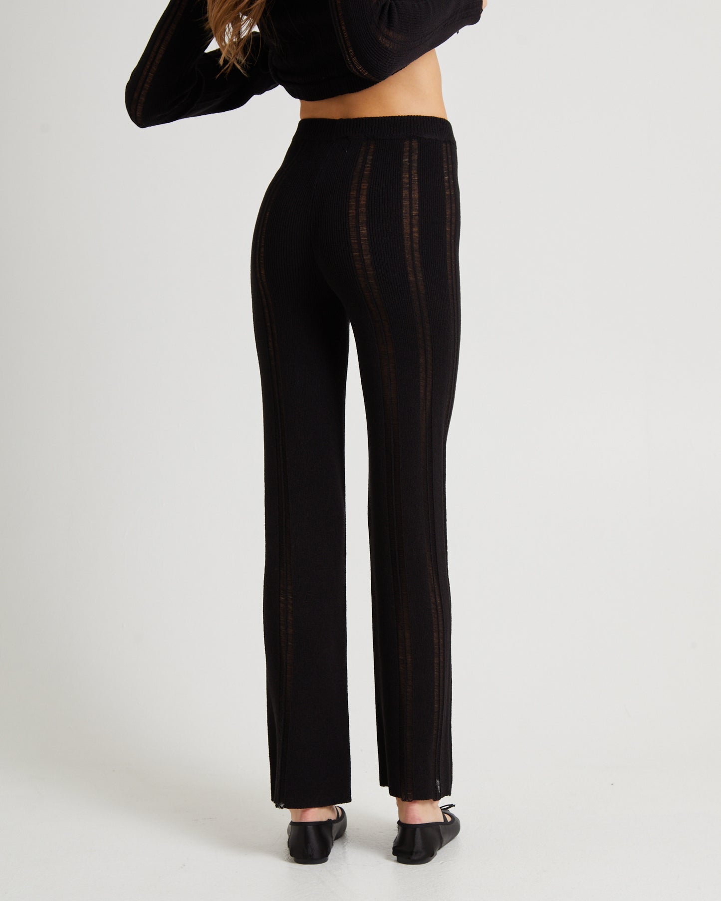 Ladder Knit Pants