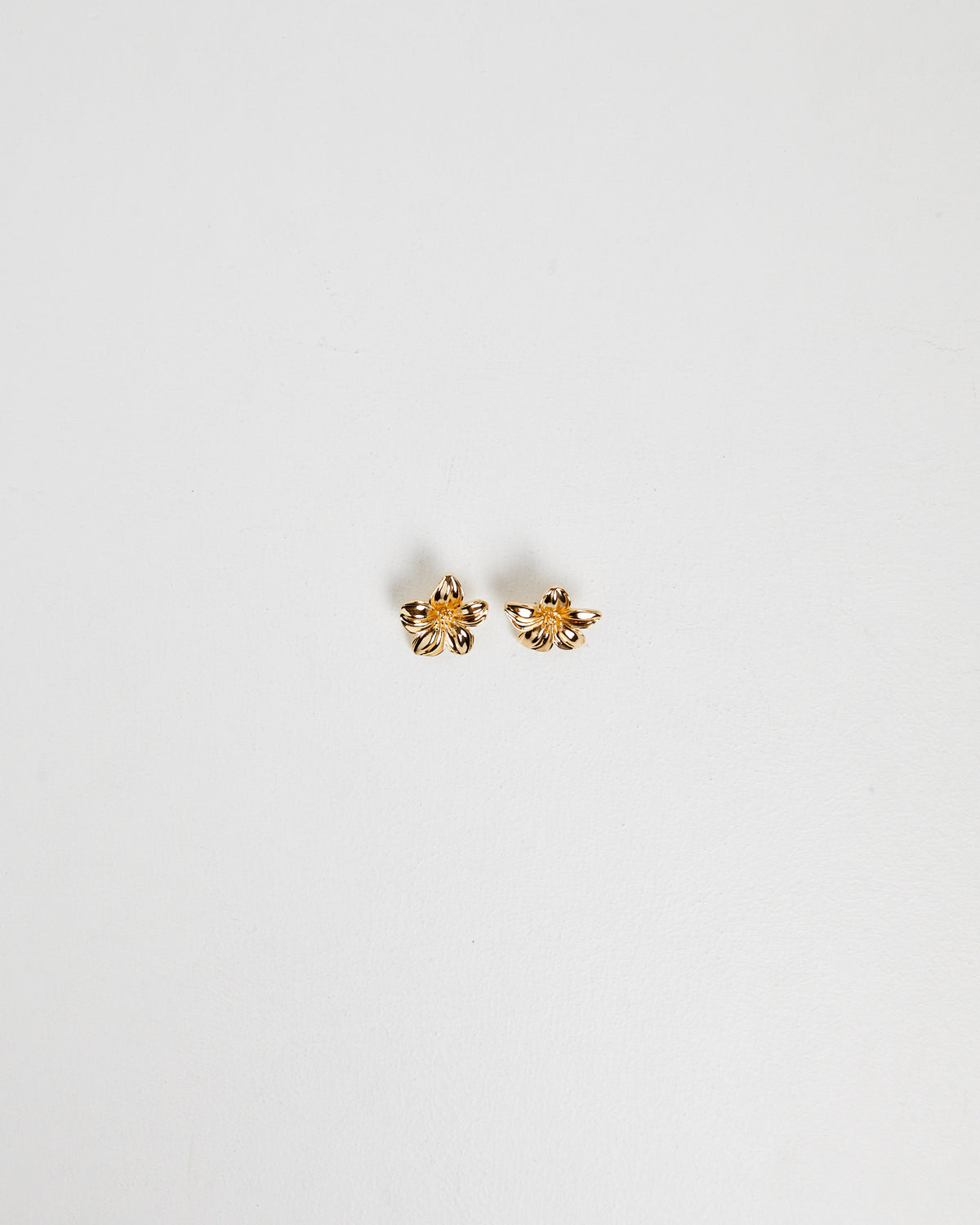 Flower Stud Earrings GOLD