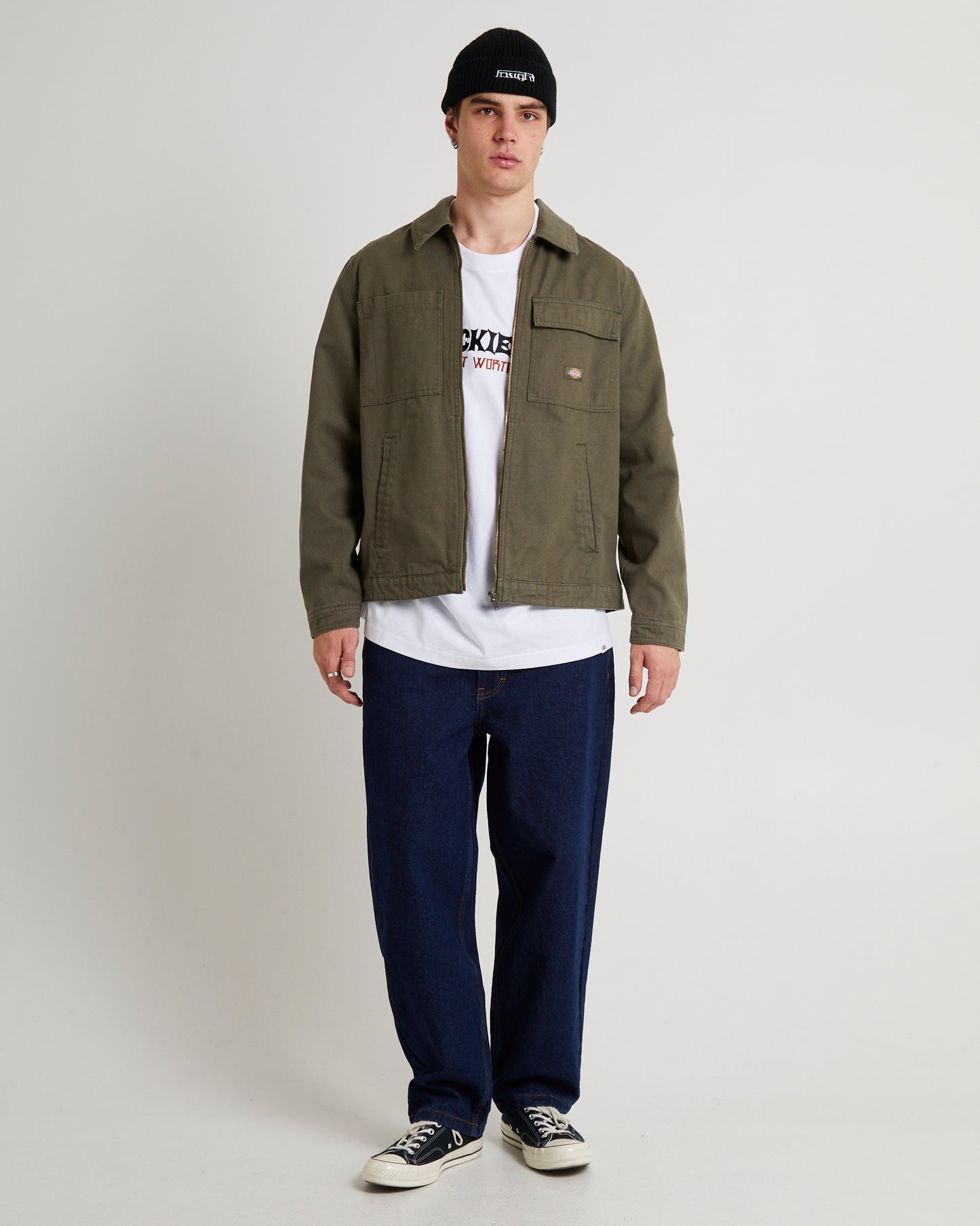 Eisenhower Utility Canvas Jacket Dark Khaki