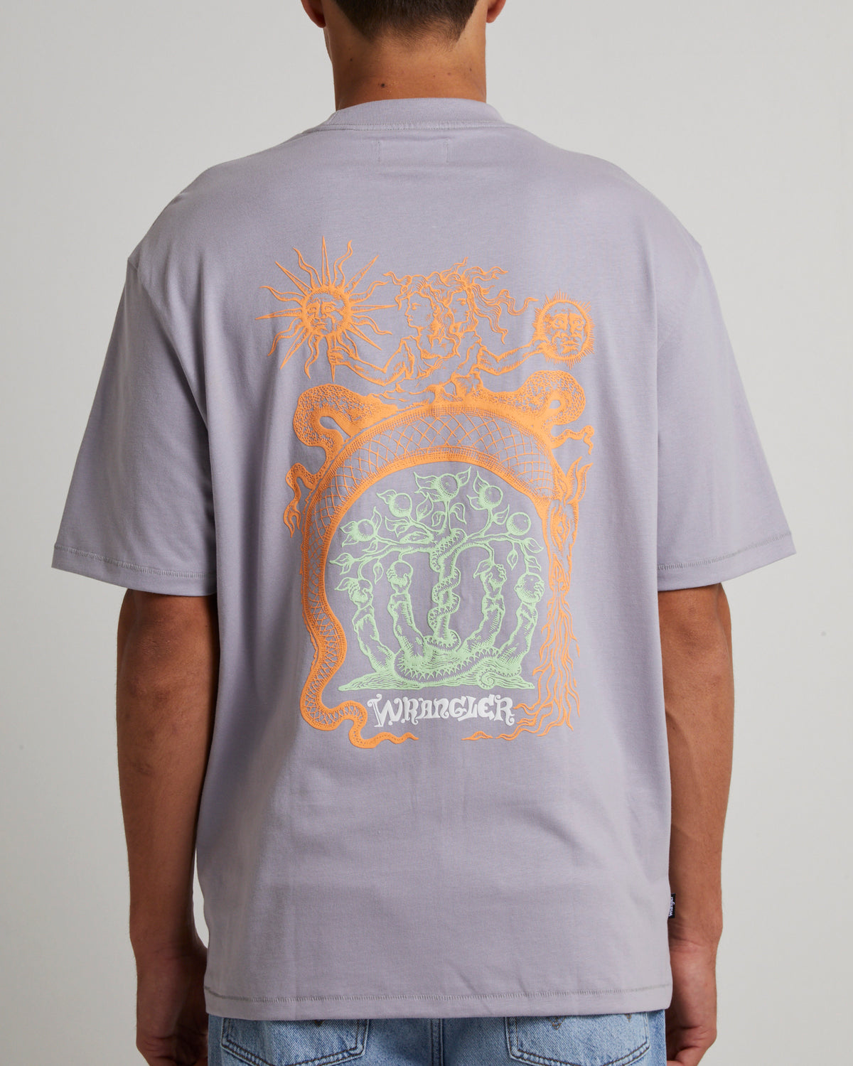 Earth Serpent Slacker T-Shirt CONCRETE