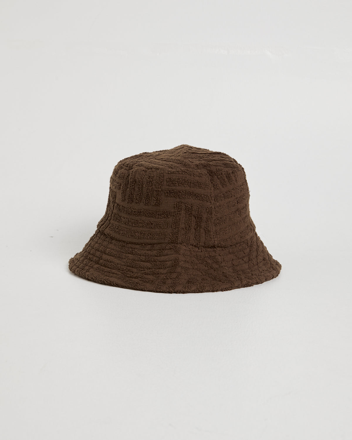 Soleil Bucket Hat CHOCOLATE TOWELLING /GOLD