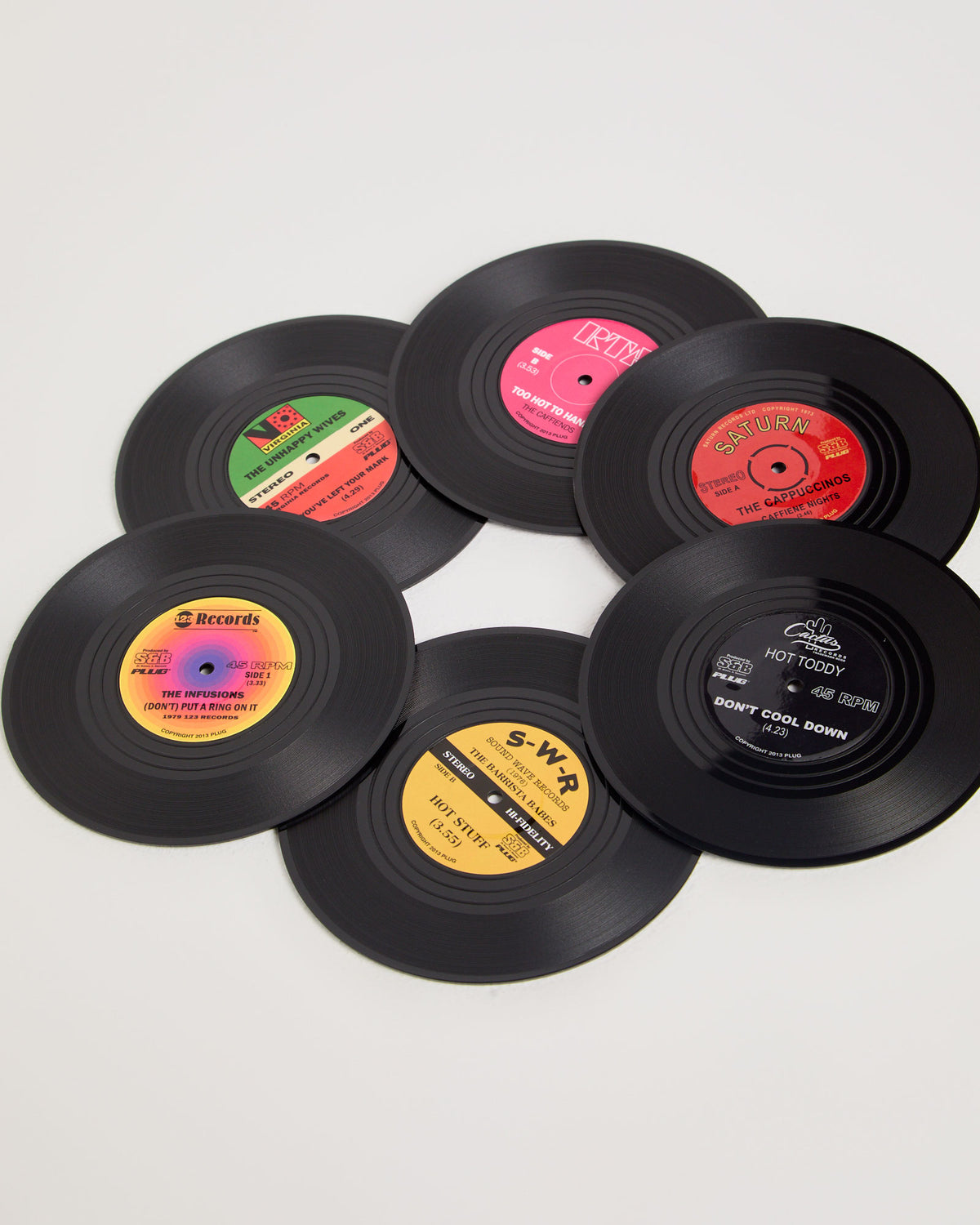 Record Coasters ASSORTED