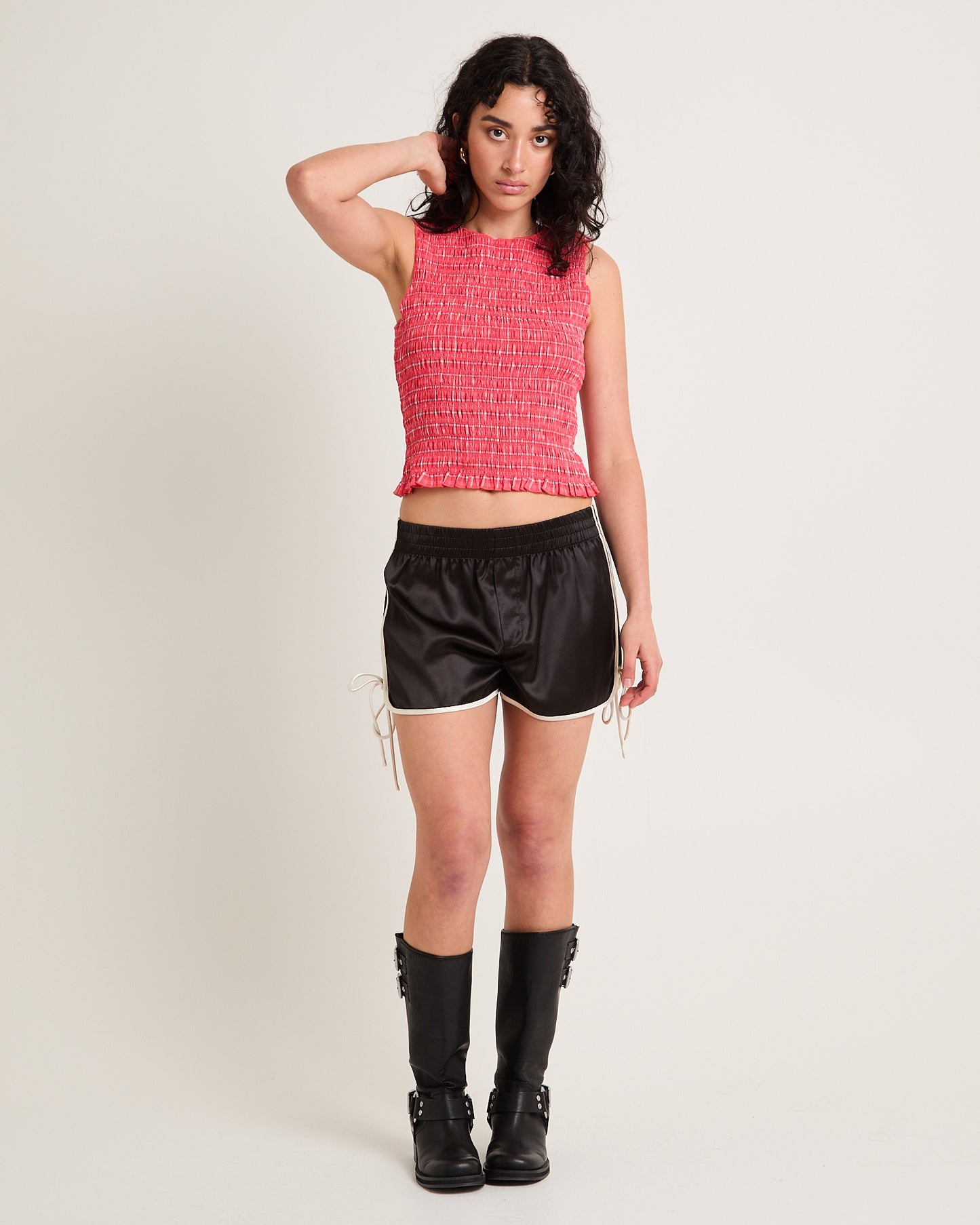 Rory Satin Runner Shorts