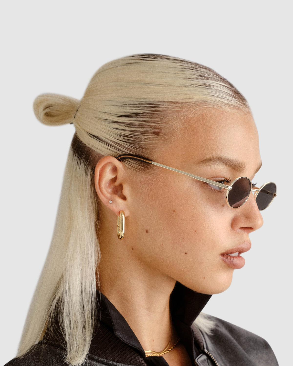 Love Train Sunglasses Bright Gold/Khaki Mono BRIGHT GOLD/KHAKI MONO