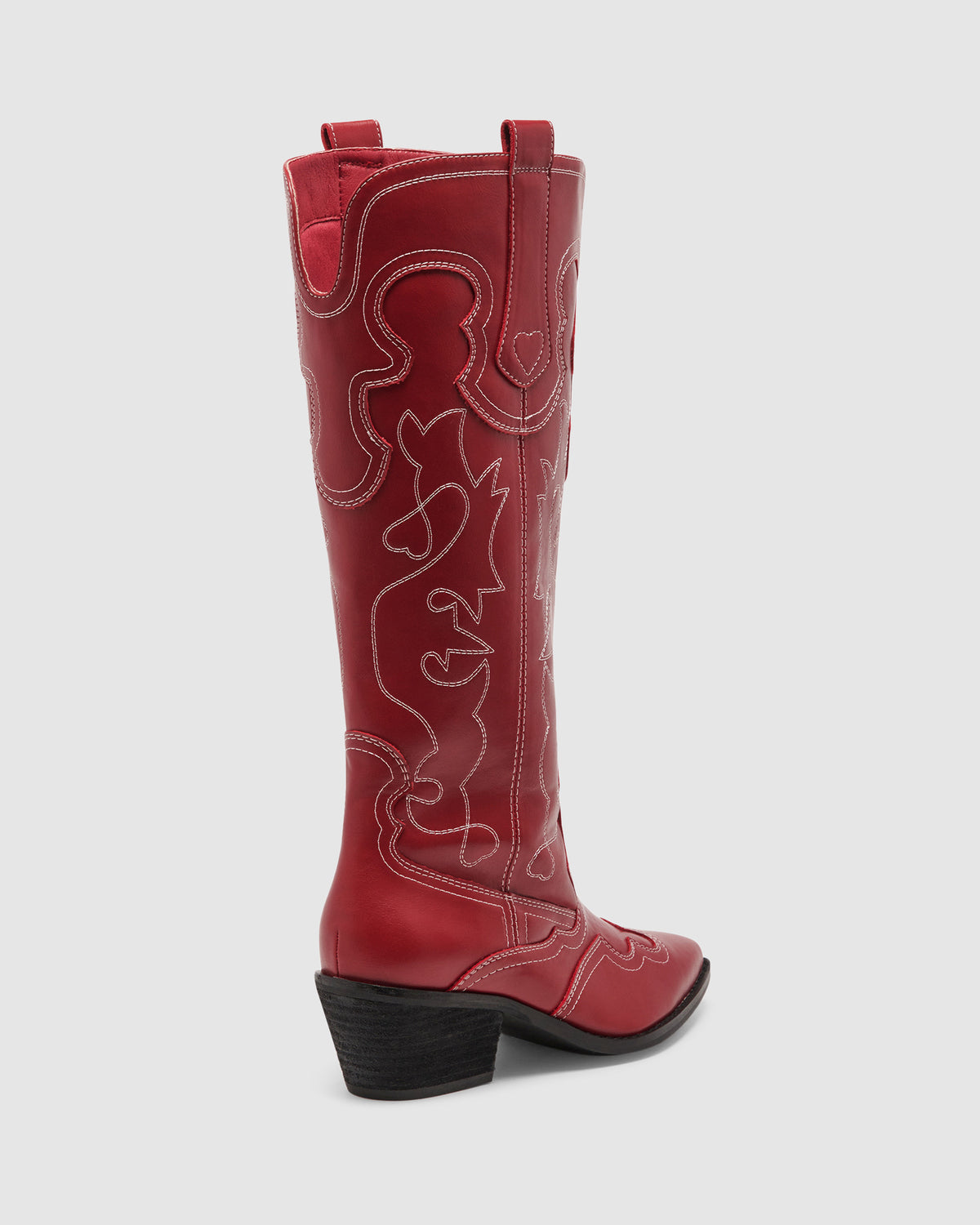 Malvin Western Boots CHERRY SMOOTH