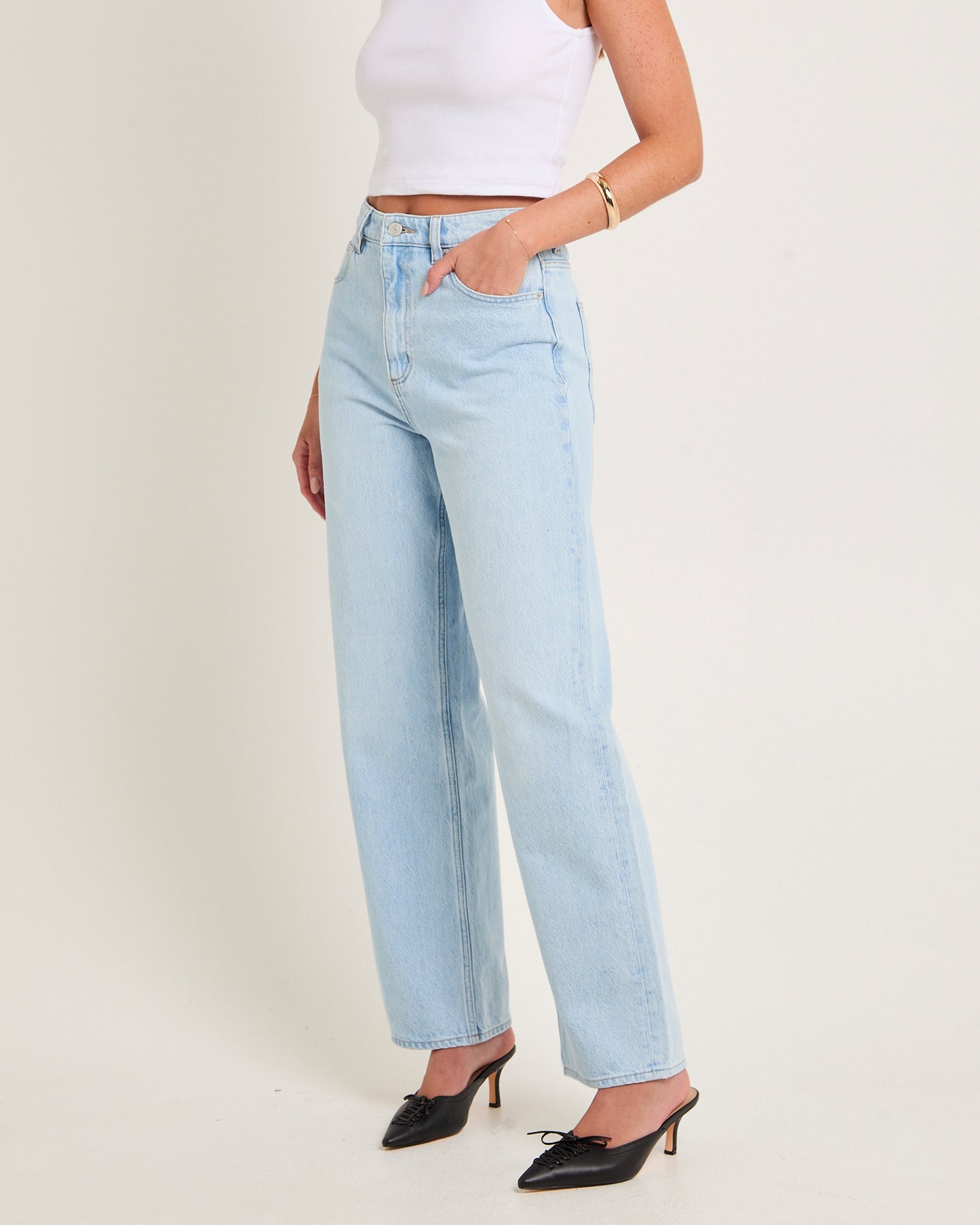 High Baggy Denim Jeans