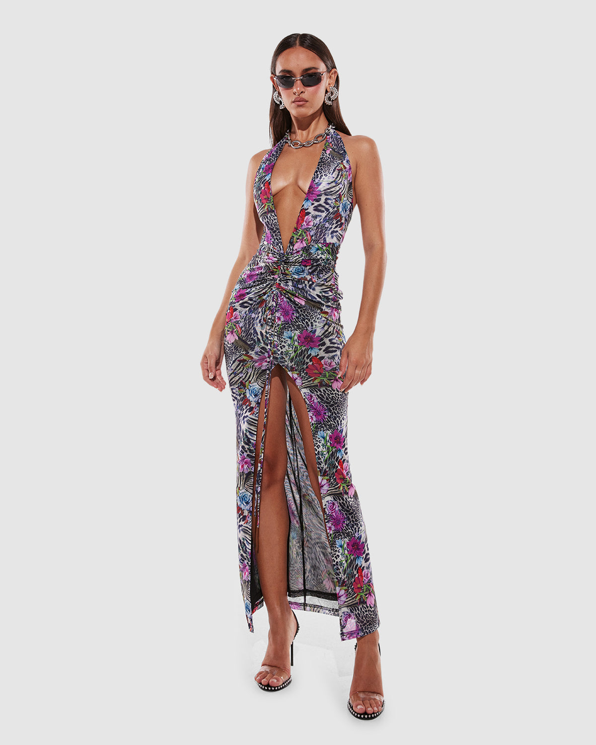 Nicolette Maxi Dress ROWLAND PRINT