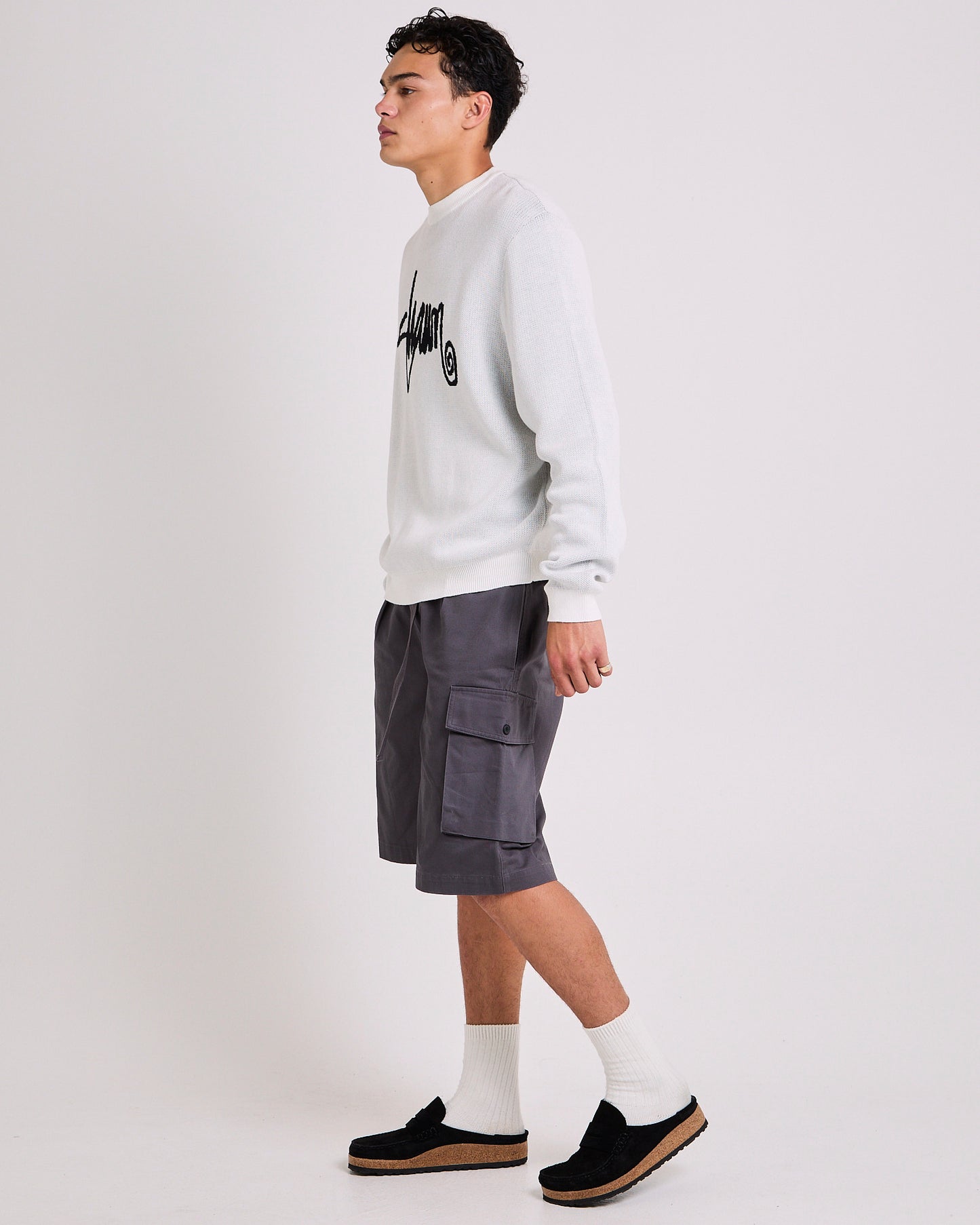 Shawn Script Sweater