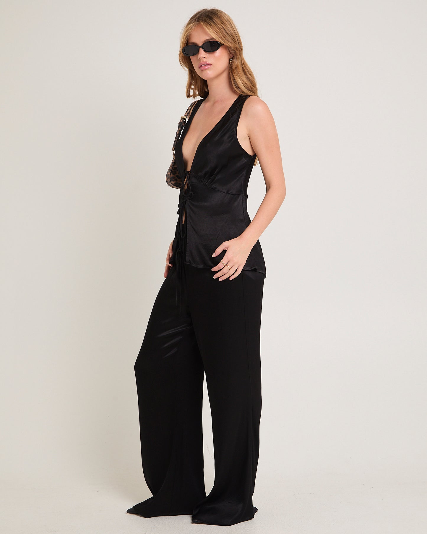 Meredith Tie Top