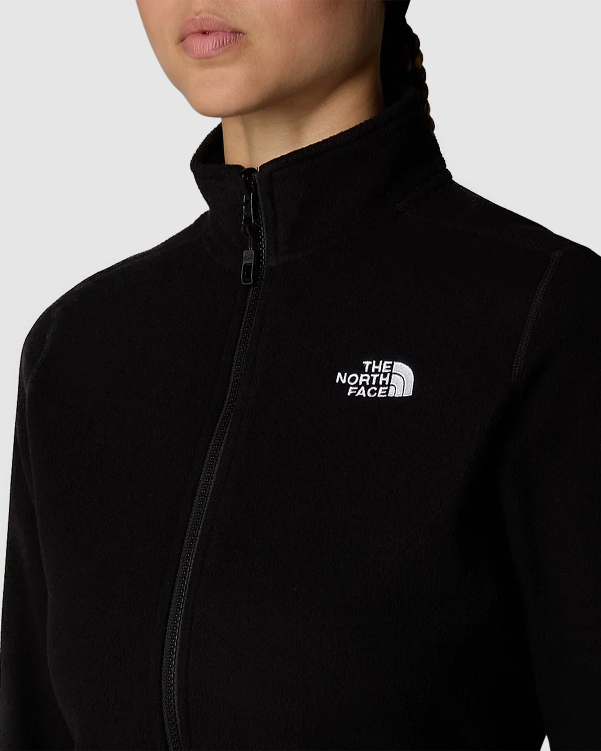 Women's 100 Glacier Full-Zip Fleece TNF BLACK