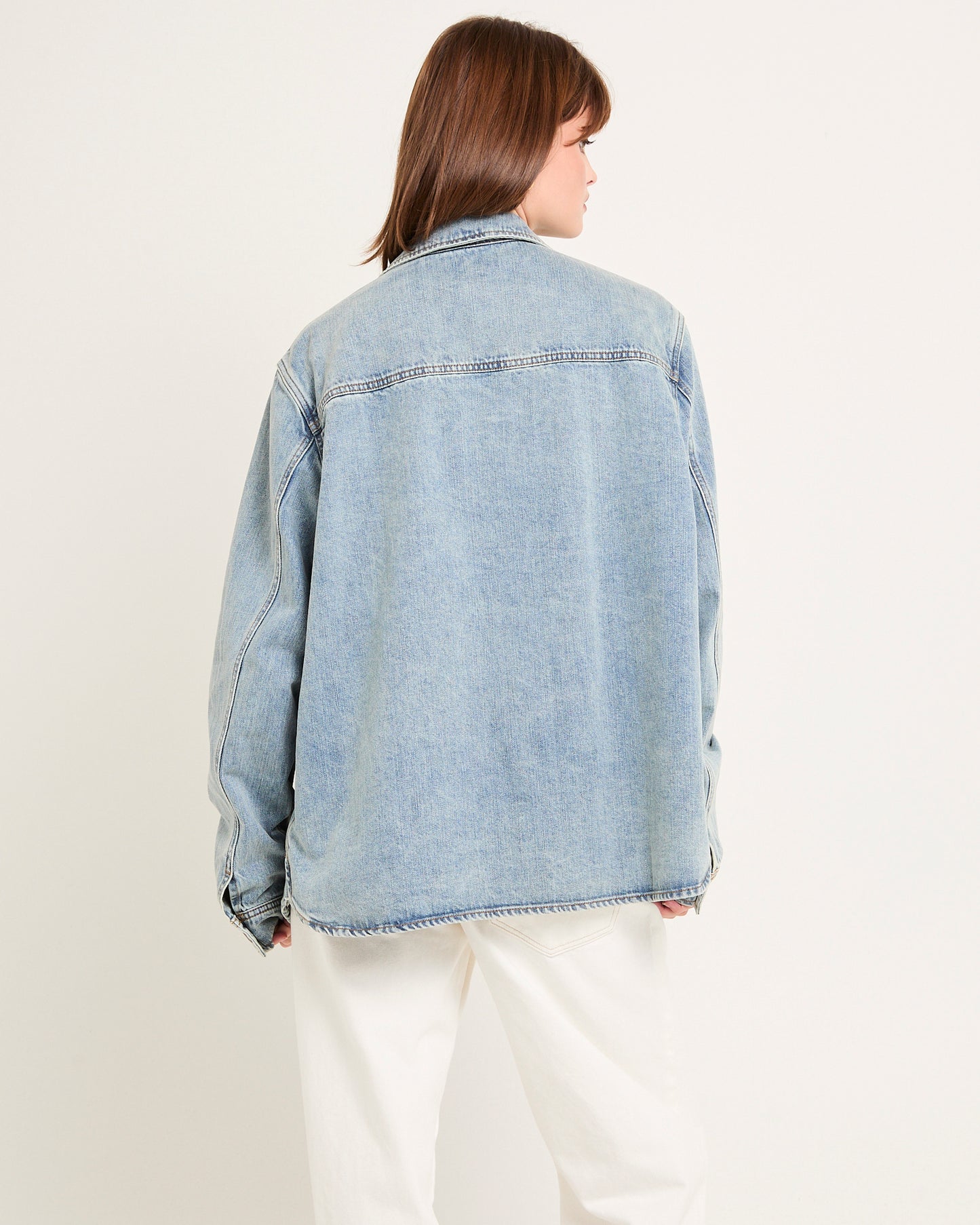 Denim Over Shirt