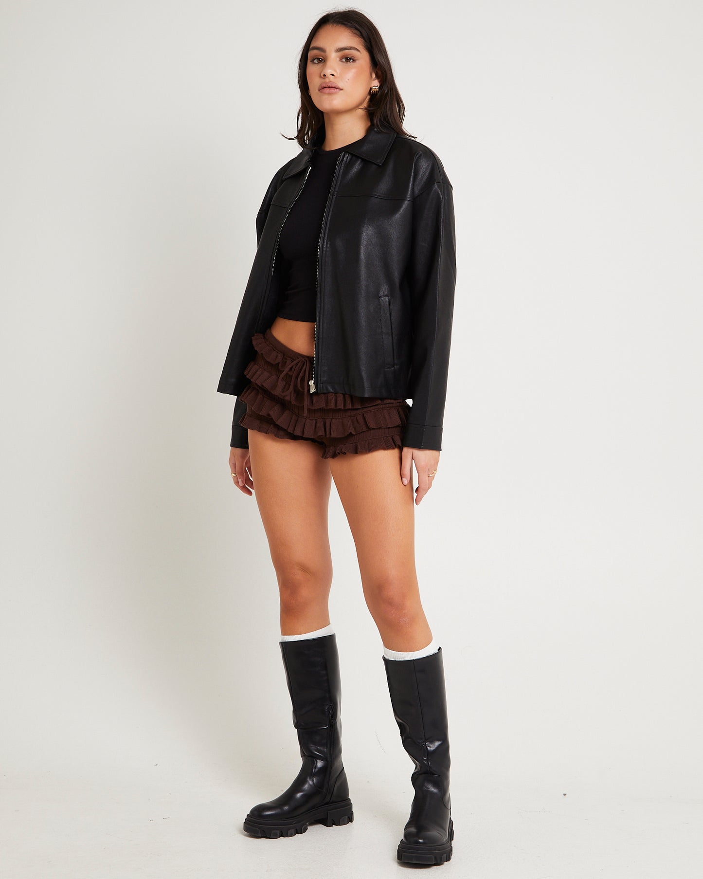 Clara Clean PU Jacket