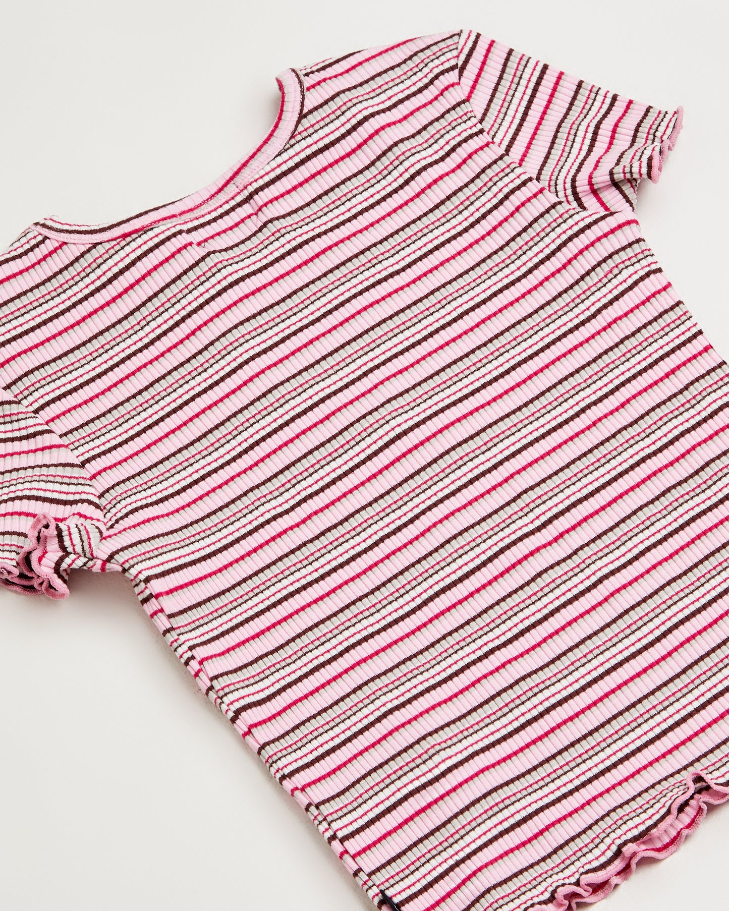 Charlotte Striped Ribbed T-Shirt