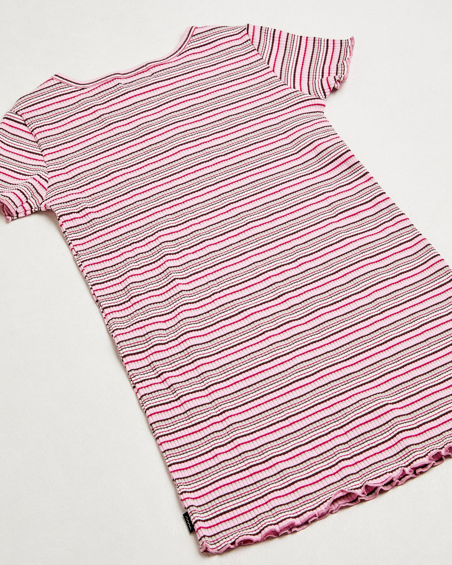 Charlotte Striped Ribbed Dress