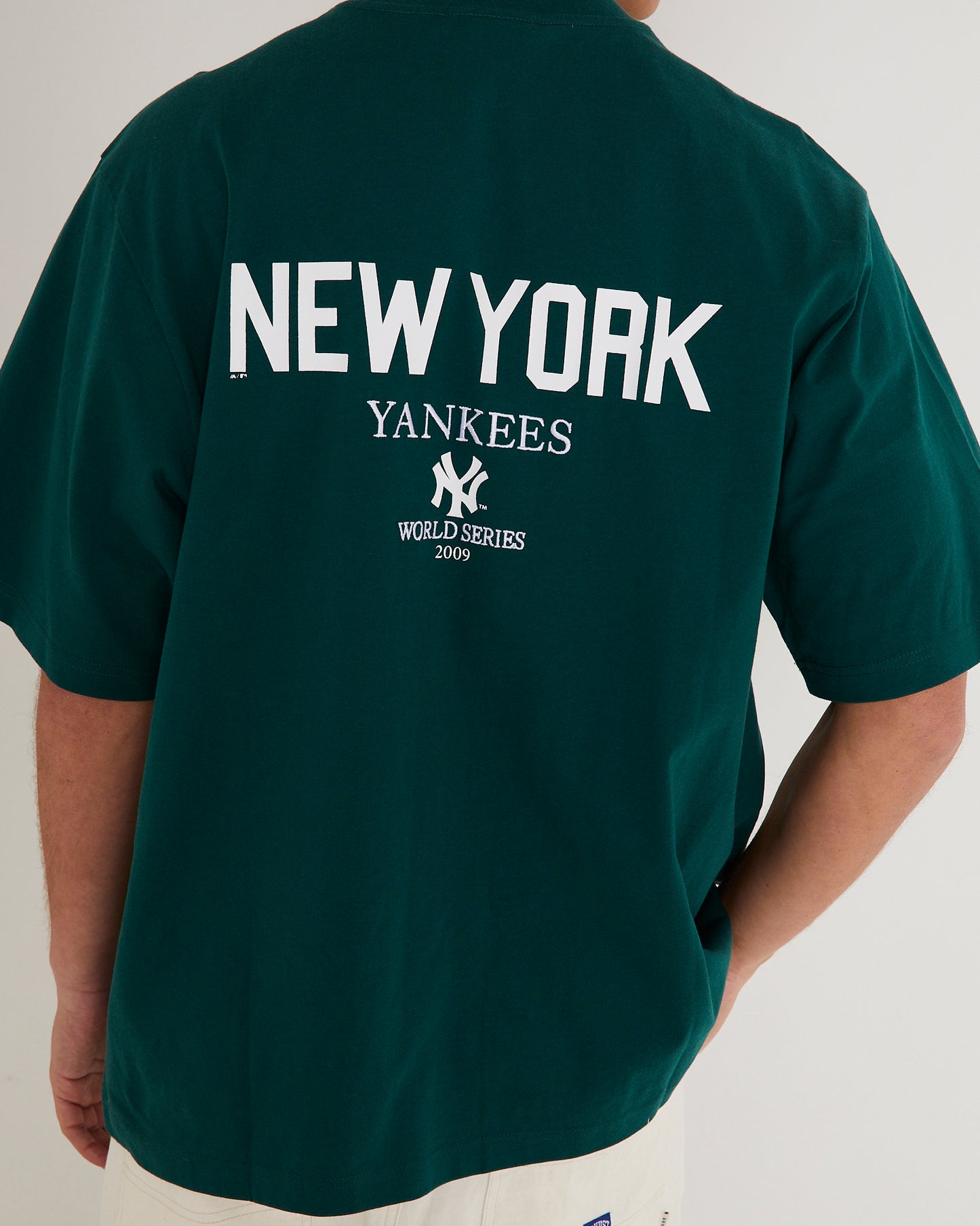 New York Yankees Script Boxy T-Shirt