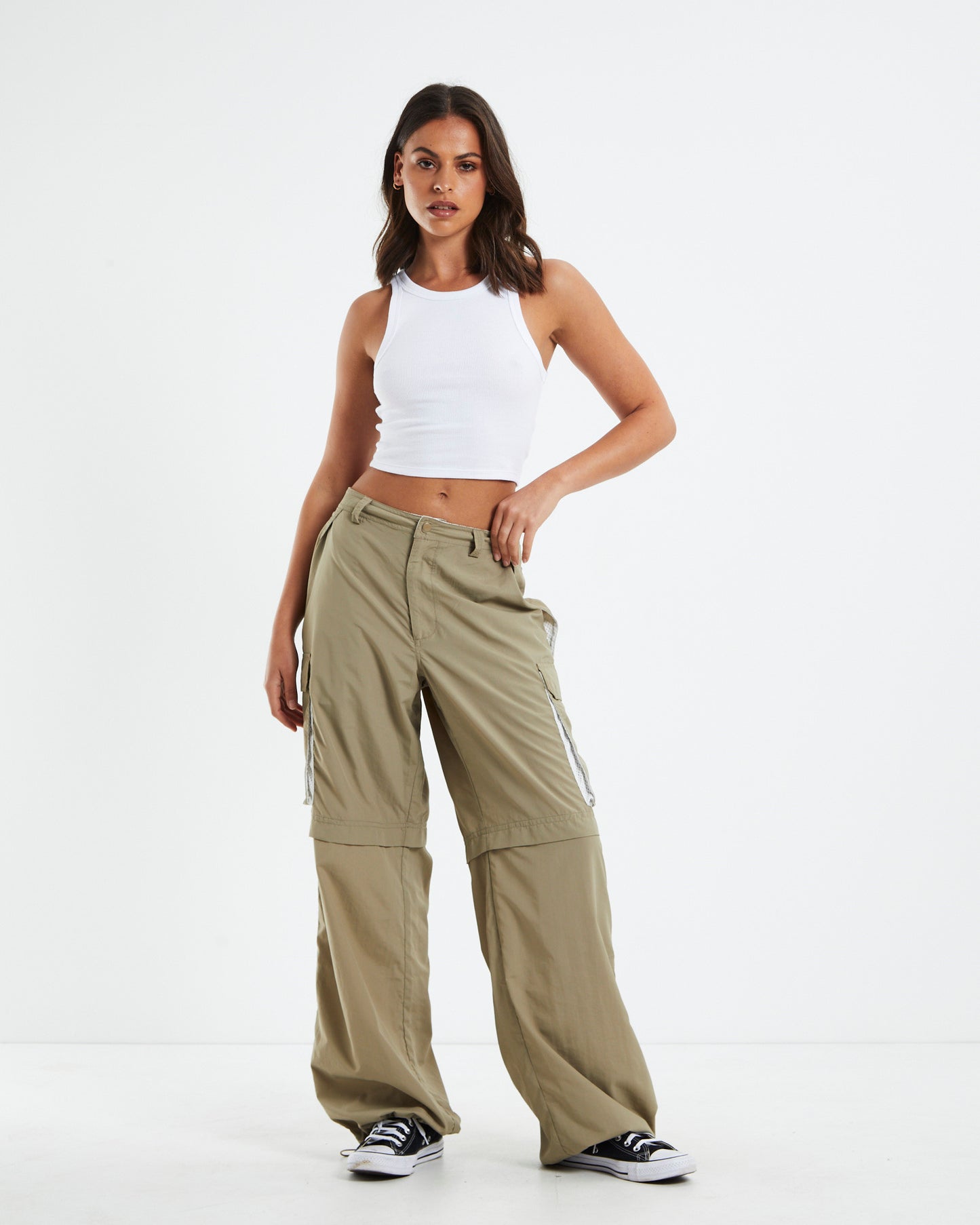 High Neck Crop Top