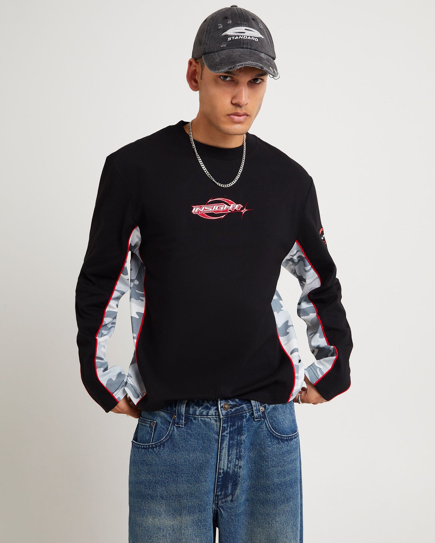 Fluid Camo Long Sleeve T-Shirt