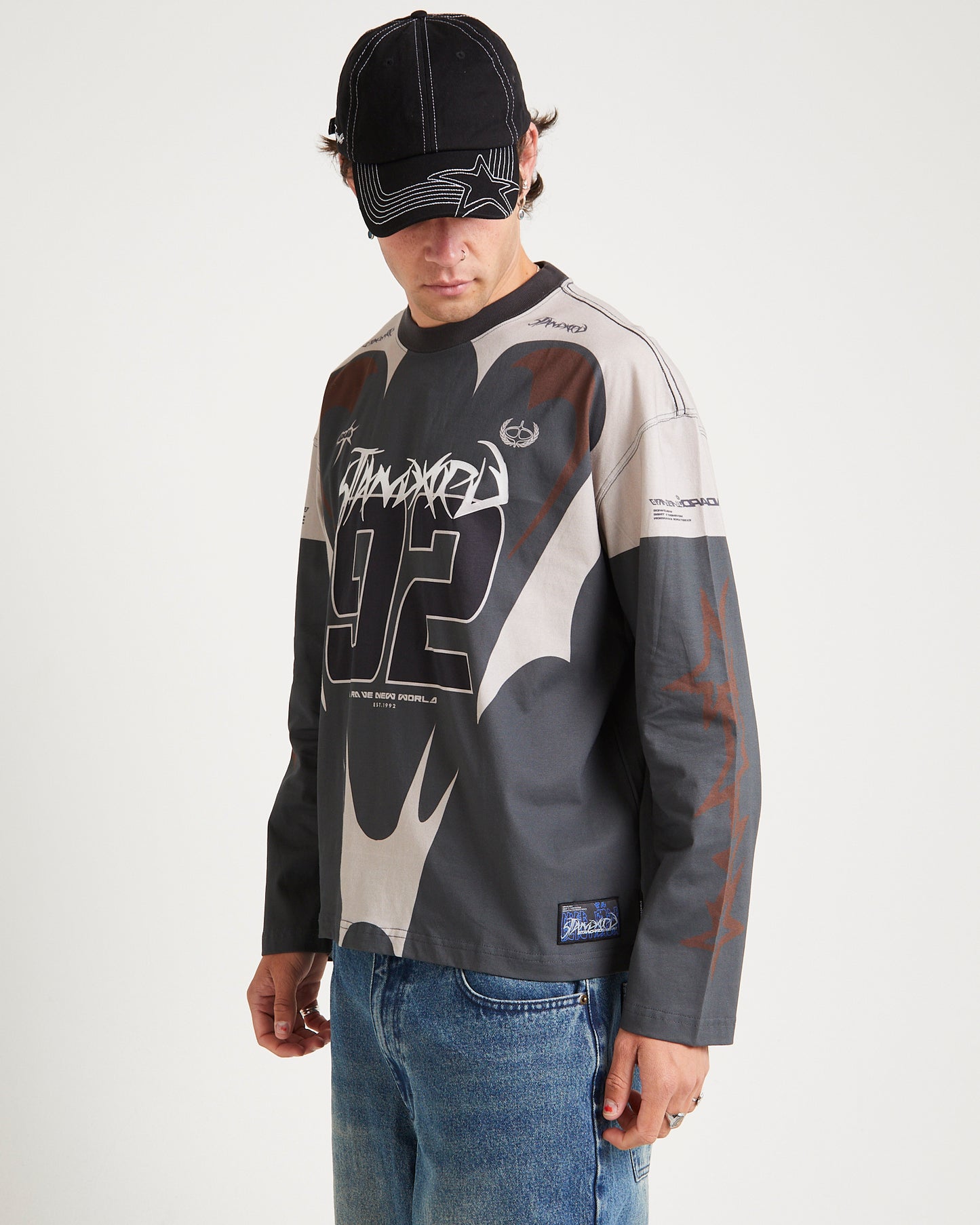 Rottweiler Moto Long Sleeve Jersey