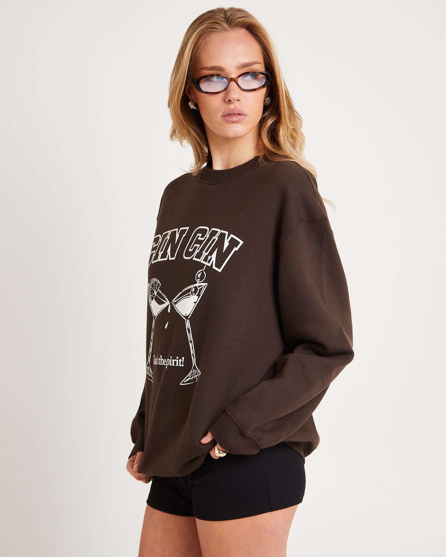 Cin Cin Oversized Fleece Jumper