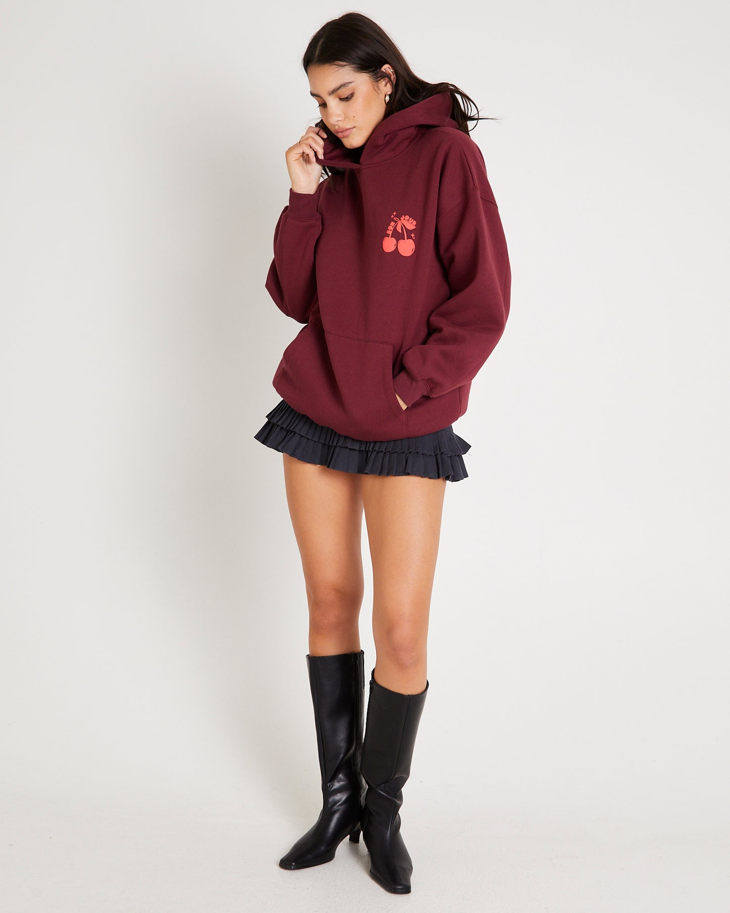 Bonjour Oversized Hoodie