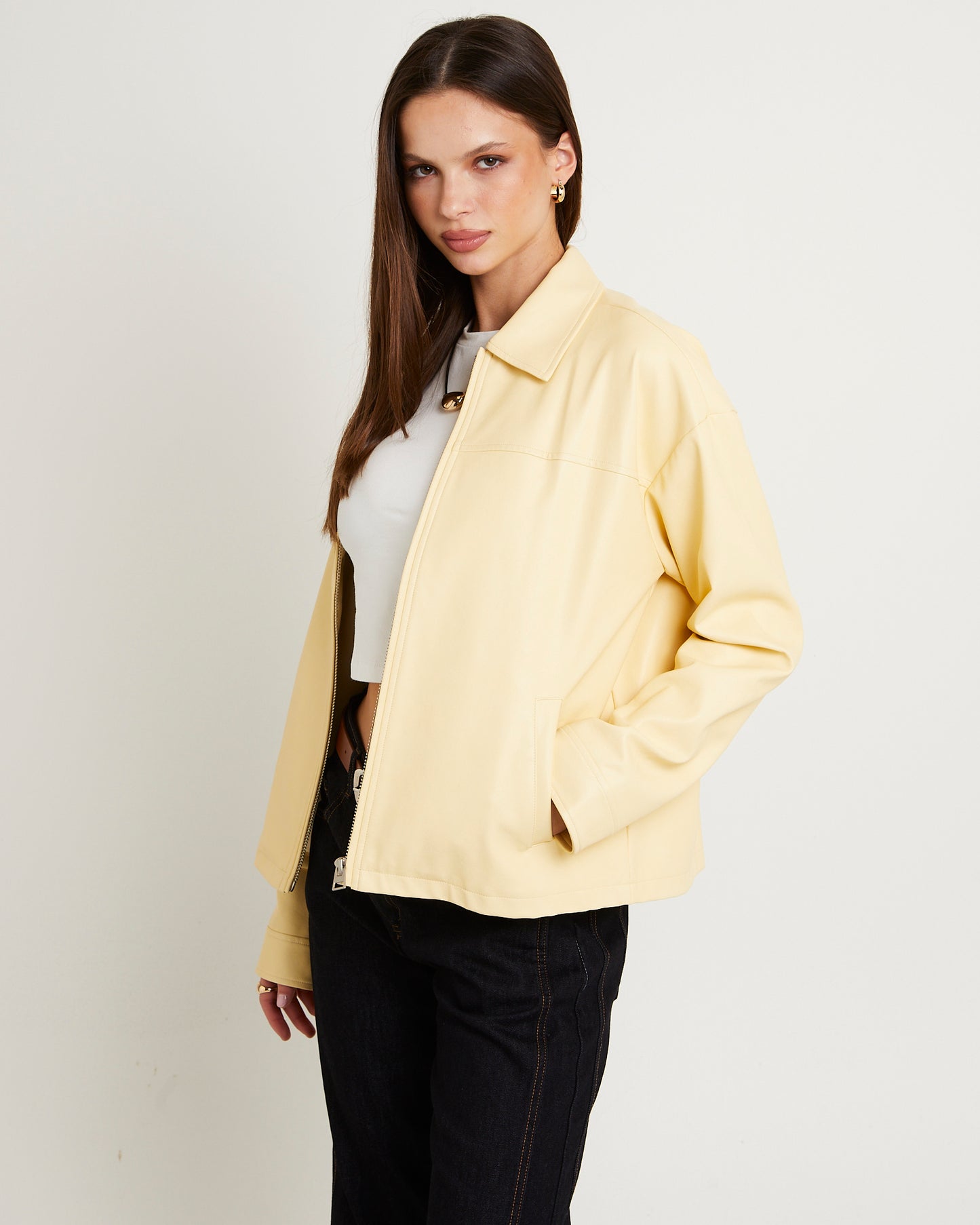 Clara Clean PU Jacket