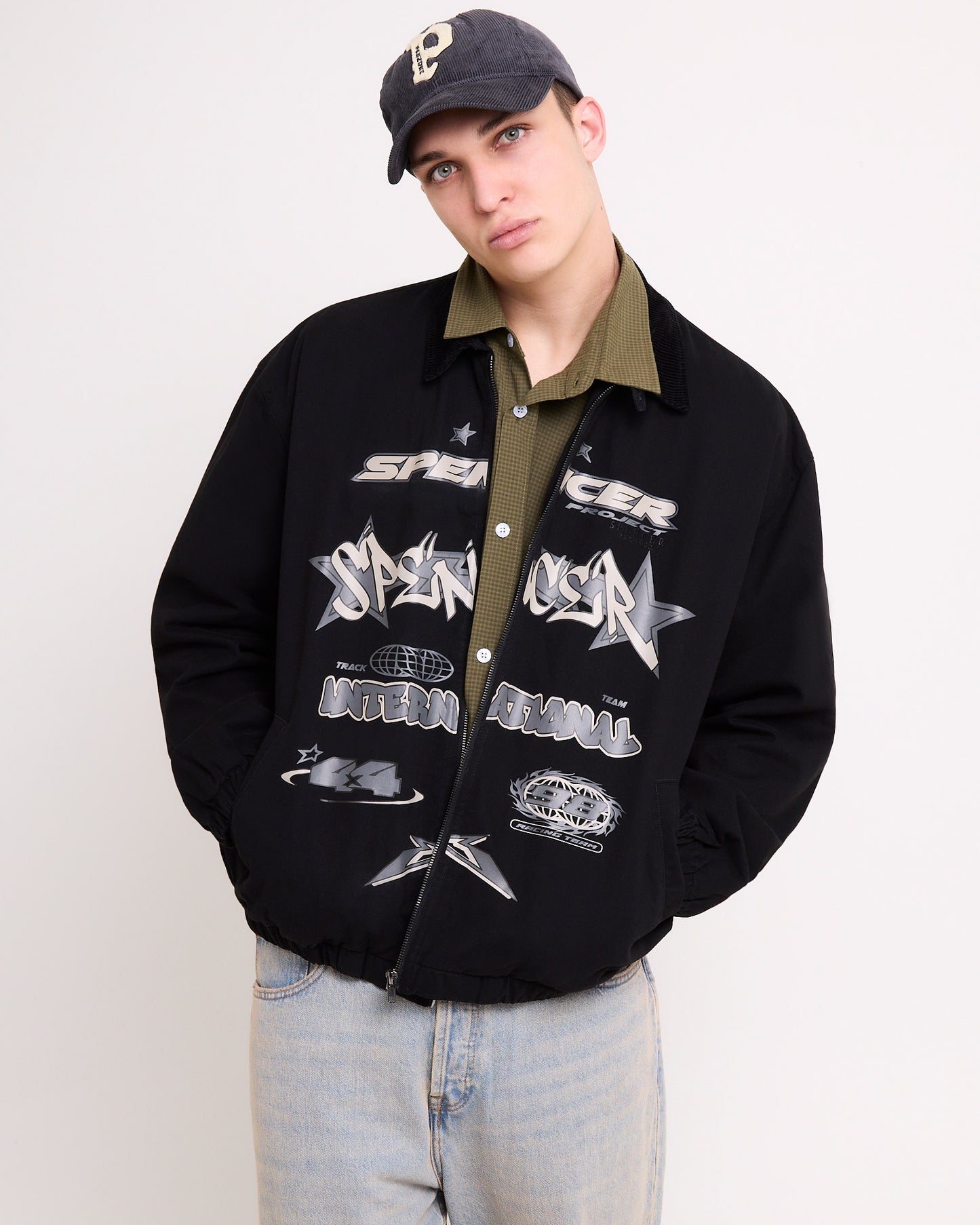 Stacked Logo Jacket