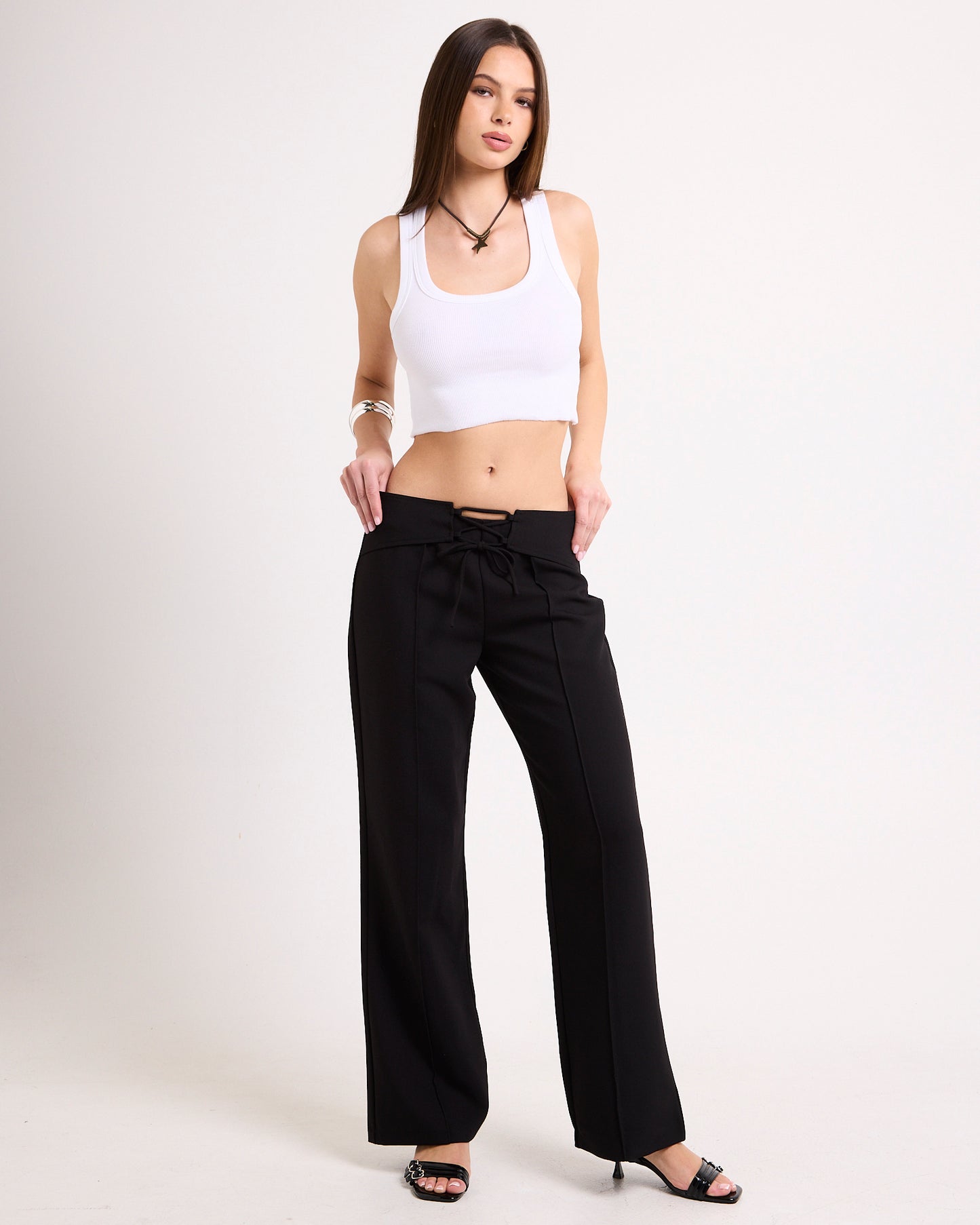 Piper Lace Up Pants