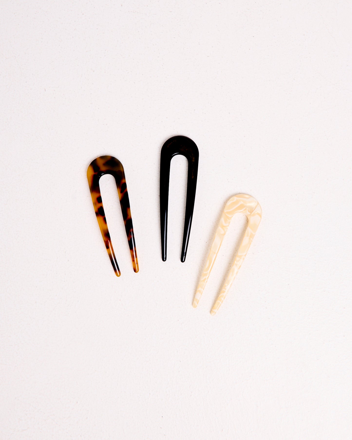 Resin Hair Pin 3 Pack