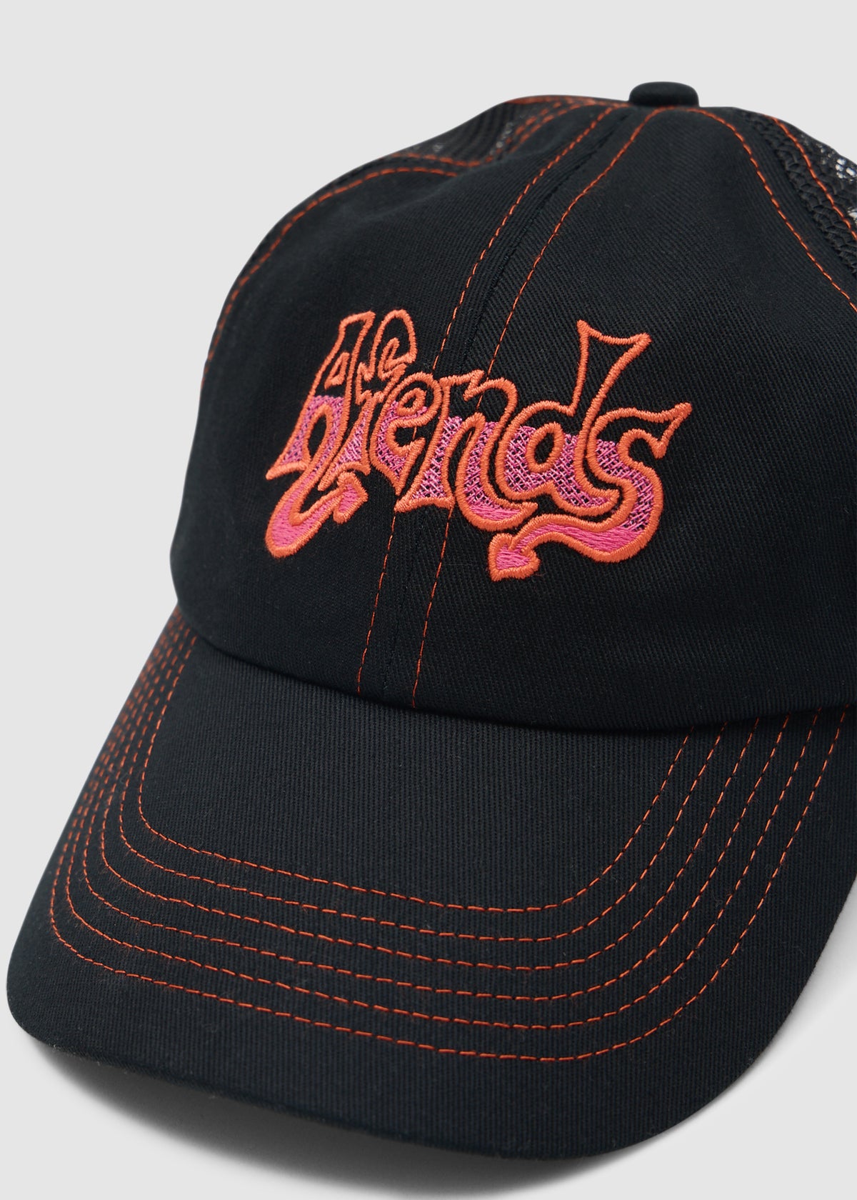 Splash Six Panel Mesh Cap BLACK