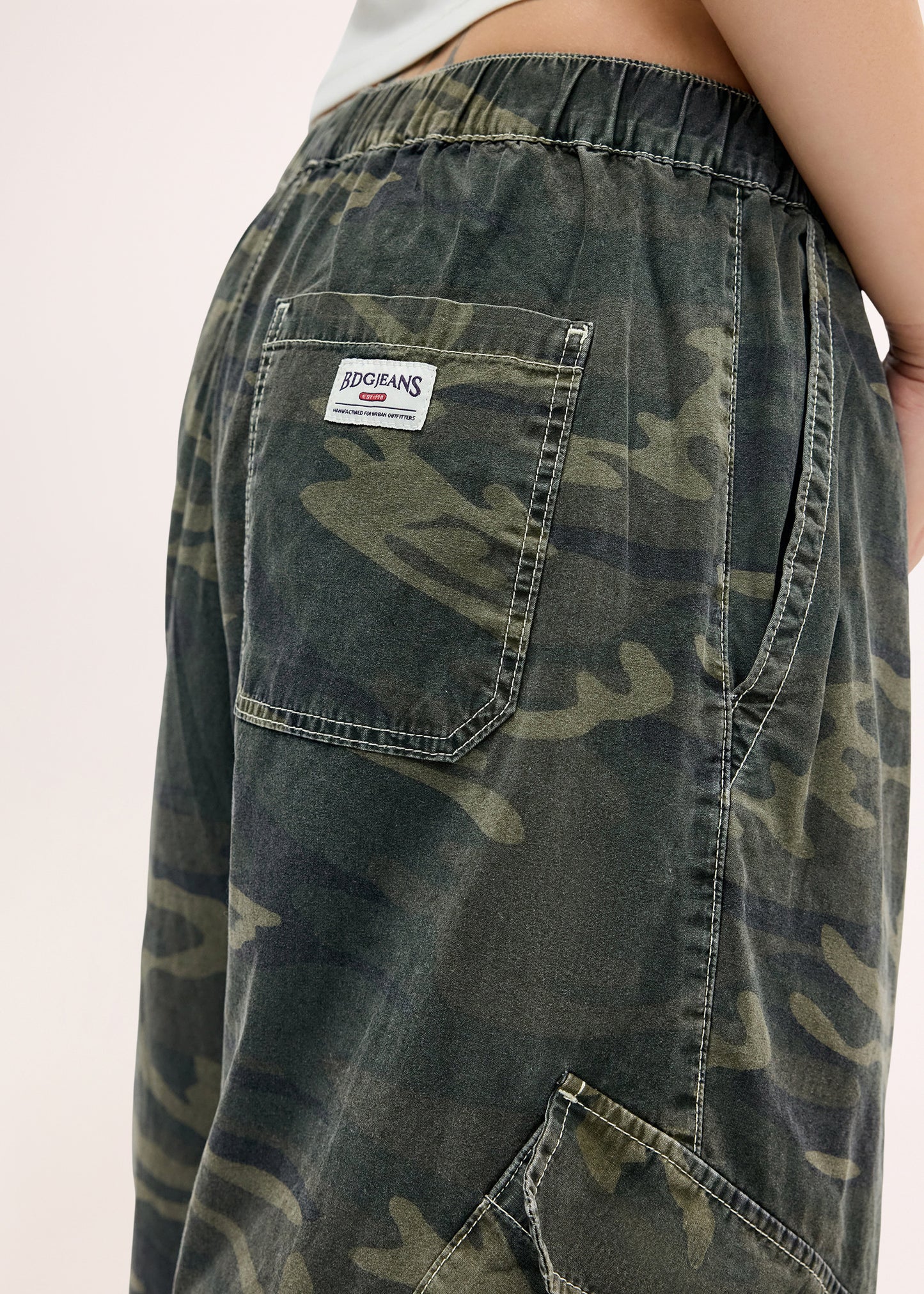 BDG Dallas Camo Crop Trousers