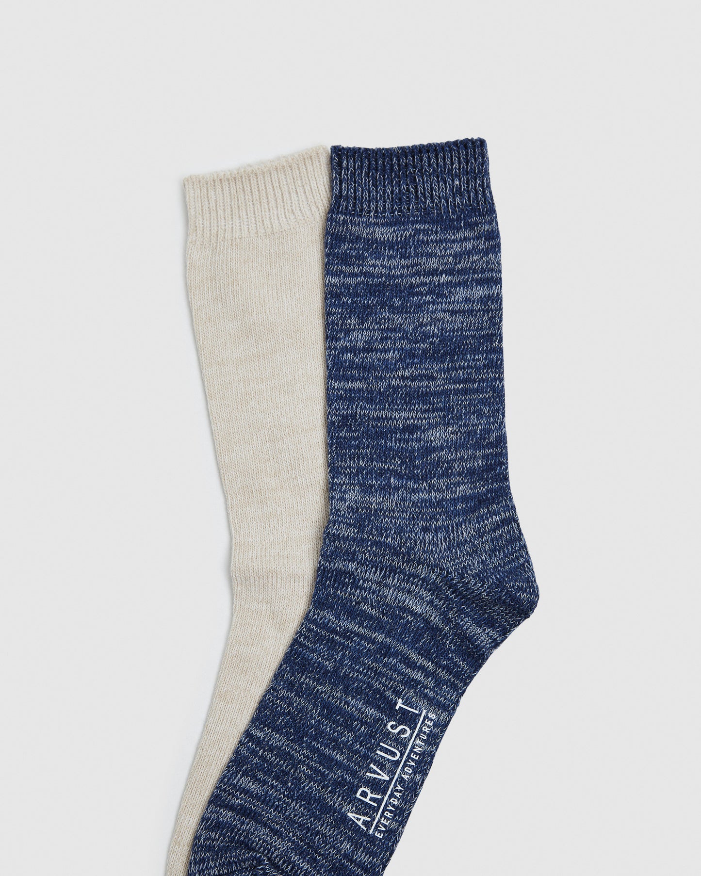 Grannis Space Socks 2 Pack Grey/Blue