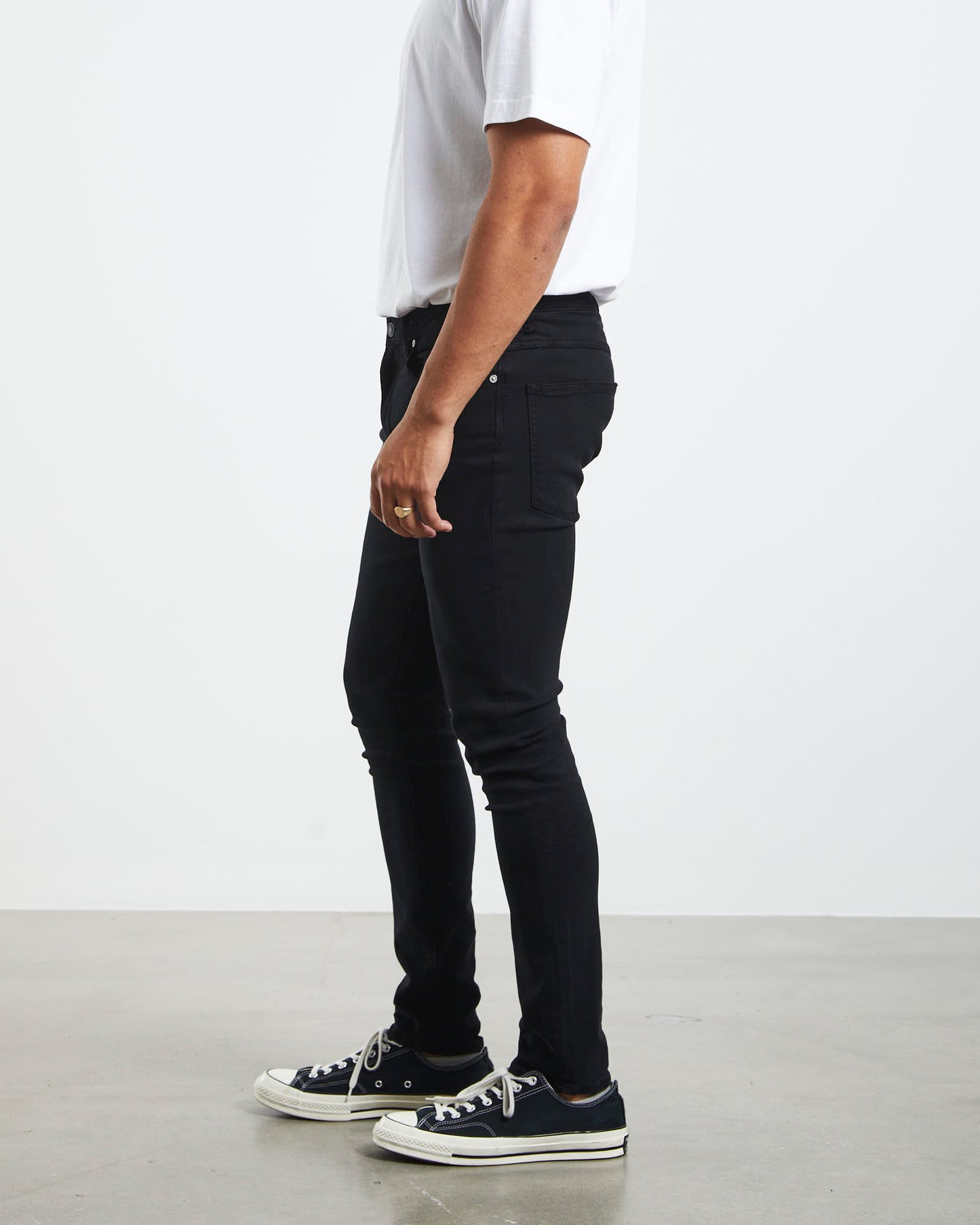Rebel Skinny Jeans Eternal Black
