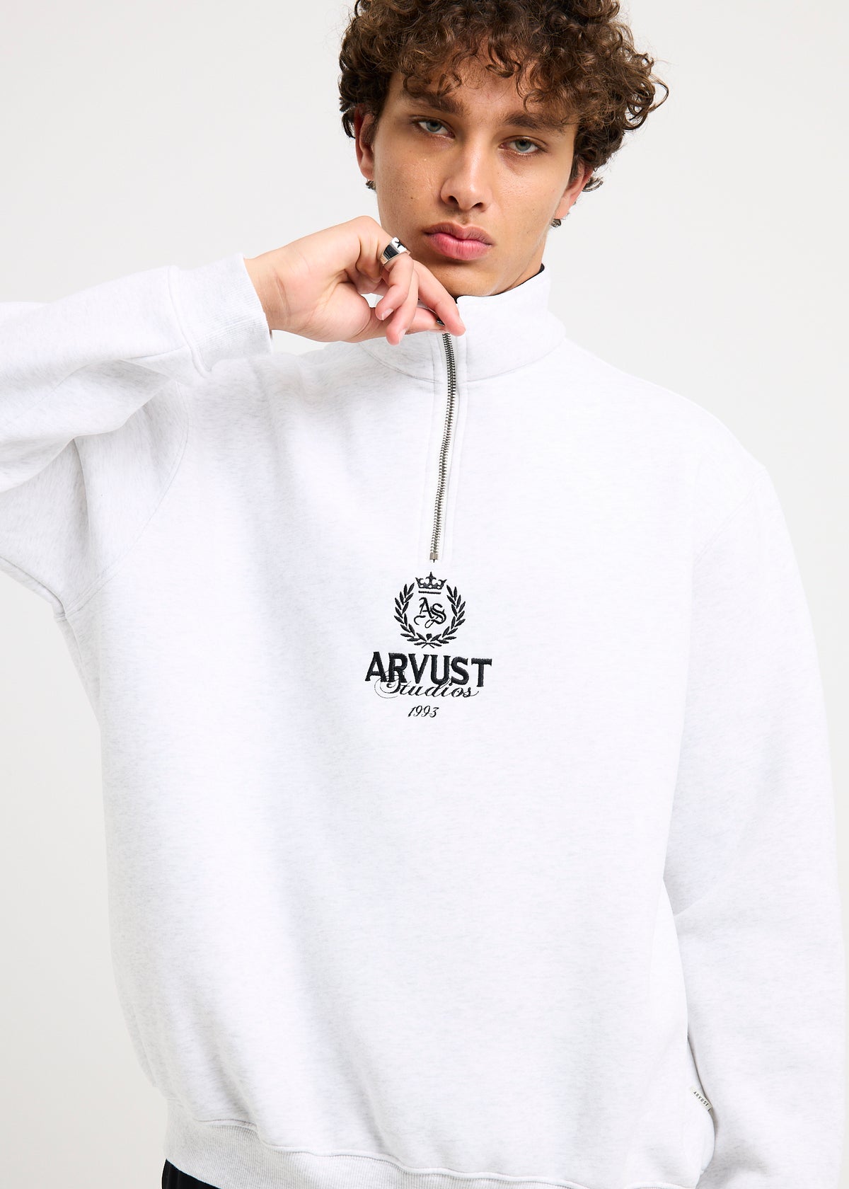 Bay Quarter Zip Jacket FROST MARL