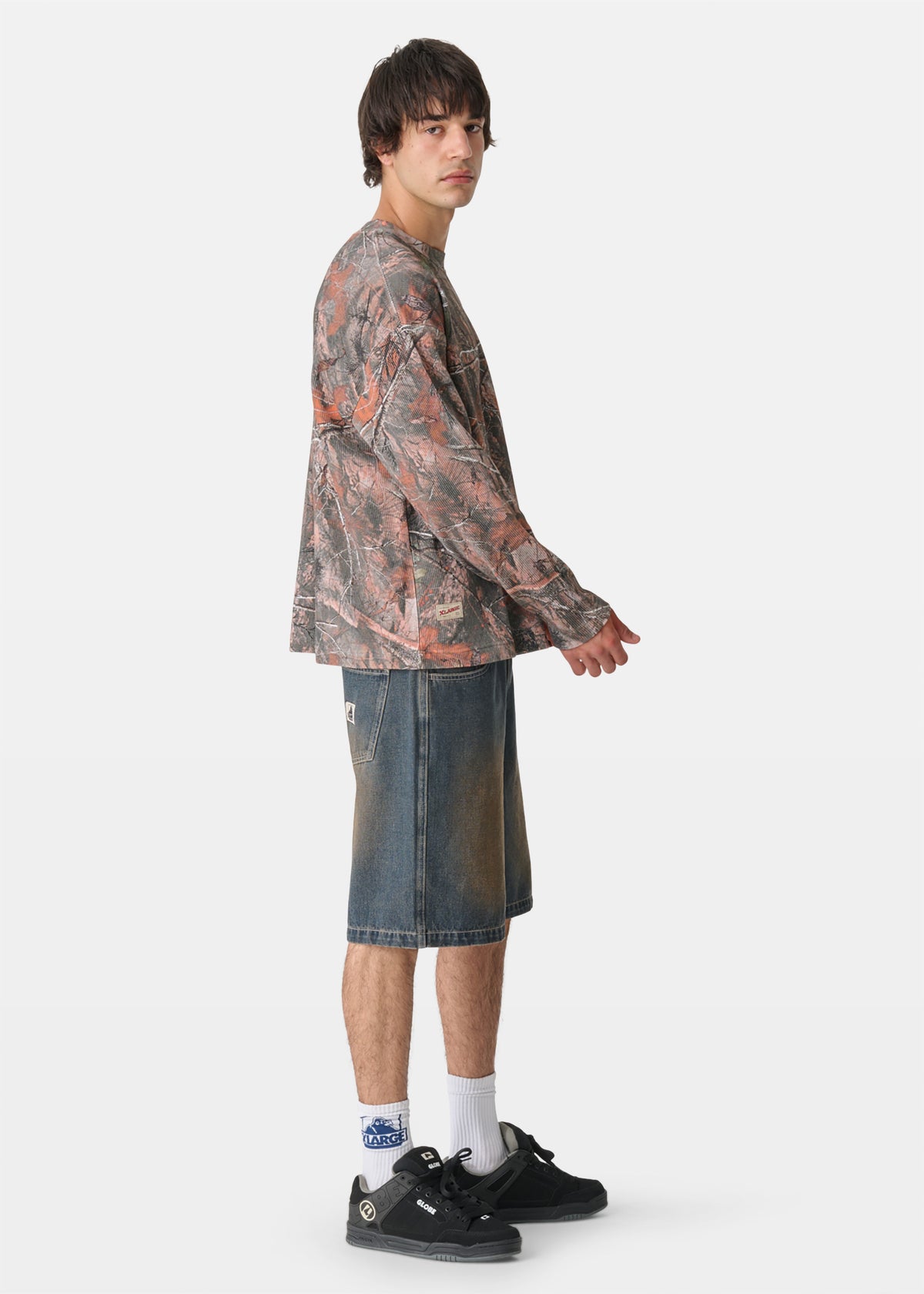Camo Waffle Knit long sleeve Tee REAL TREE CAMO