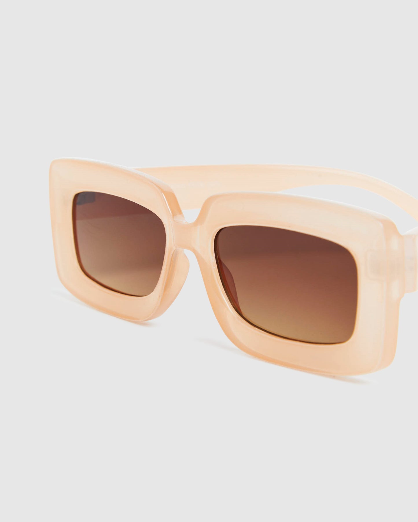 Blurred Sunglasses Peach/Brown