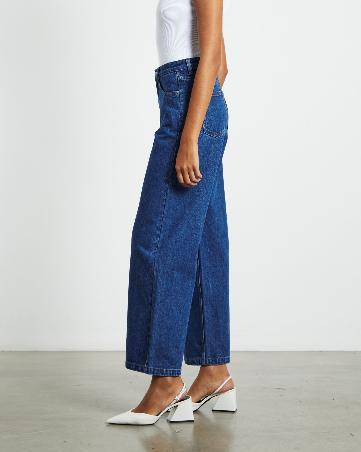 Misty High & Wide Sailor Jeans Moody Blue
