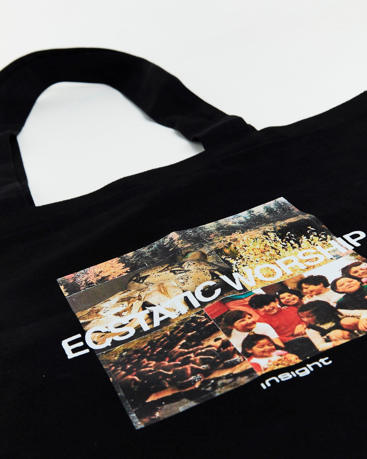 Elastic Worship Tote Bag Black