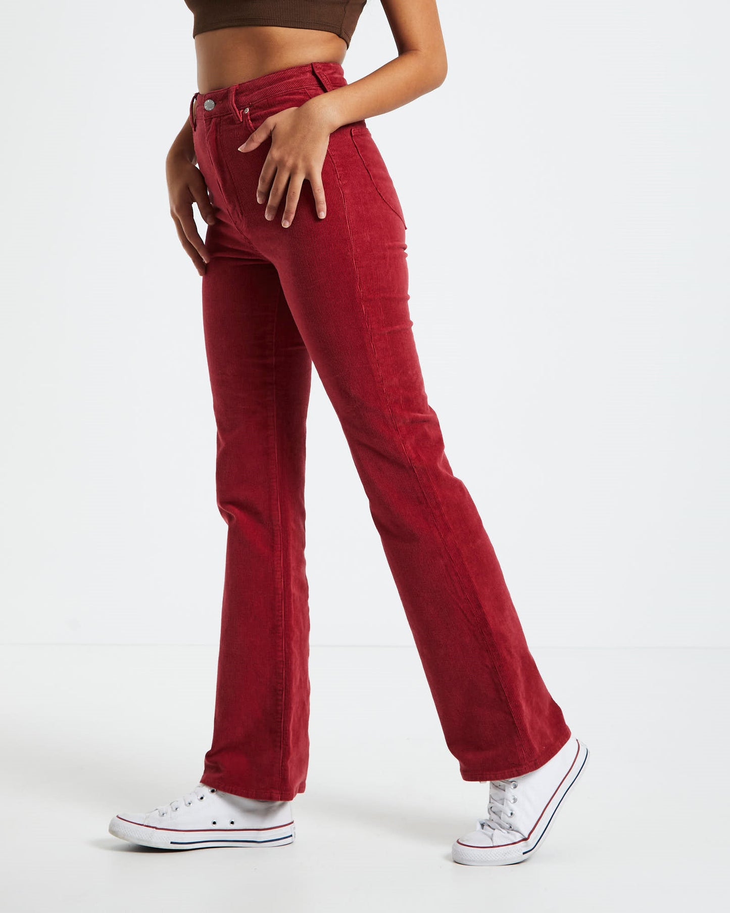 Dusters Bootcut Jeans Ruby Cord Red