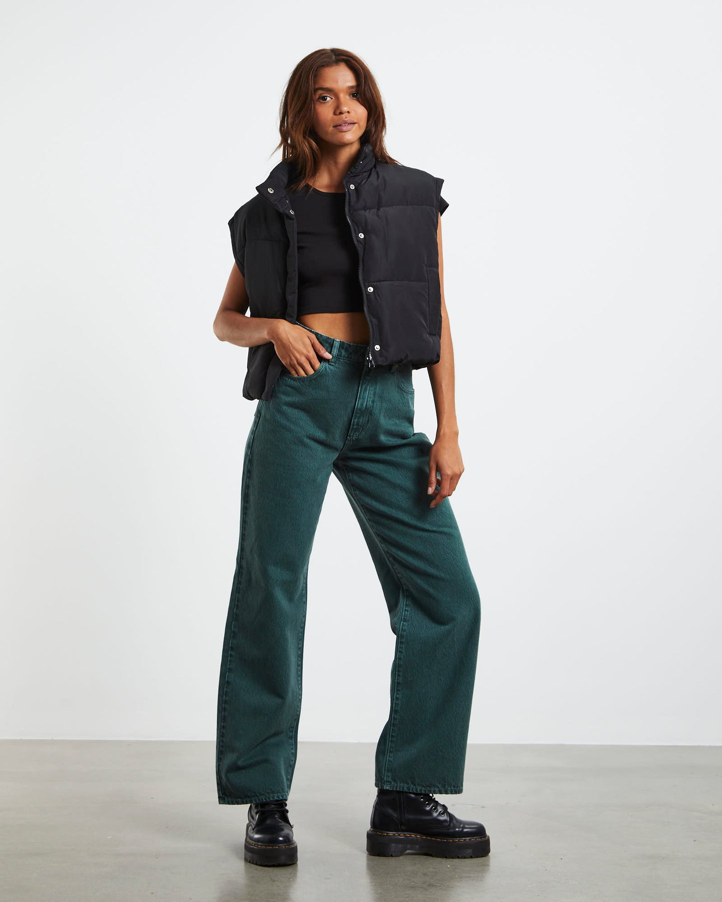 A Carrie Jeans 90's Green