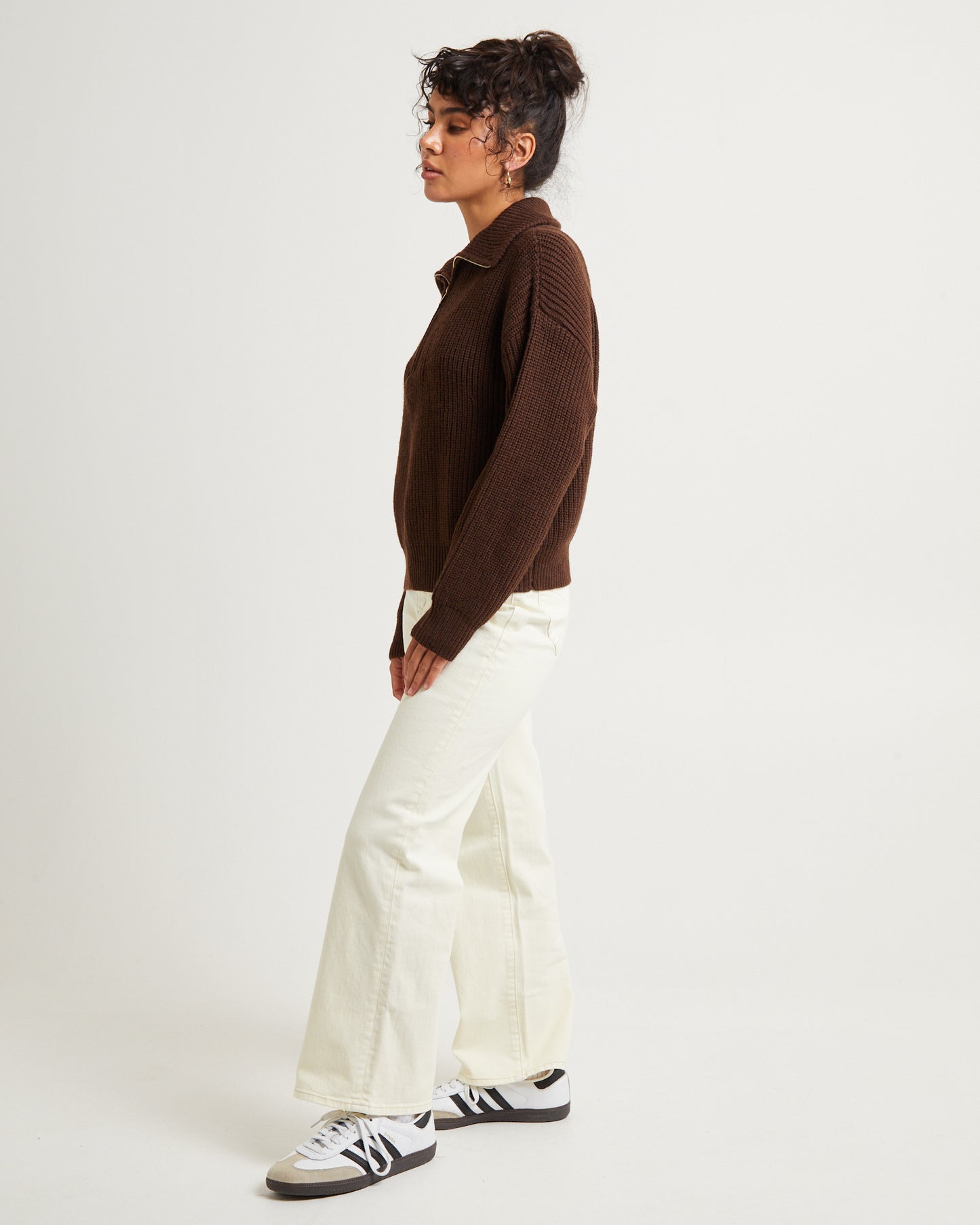 Ezra Half Zip Knit Pull Over