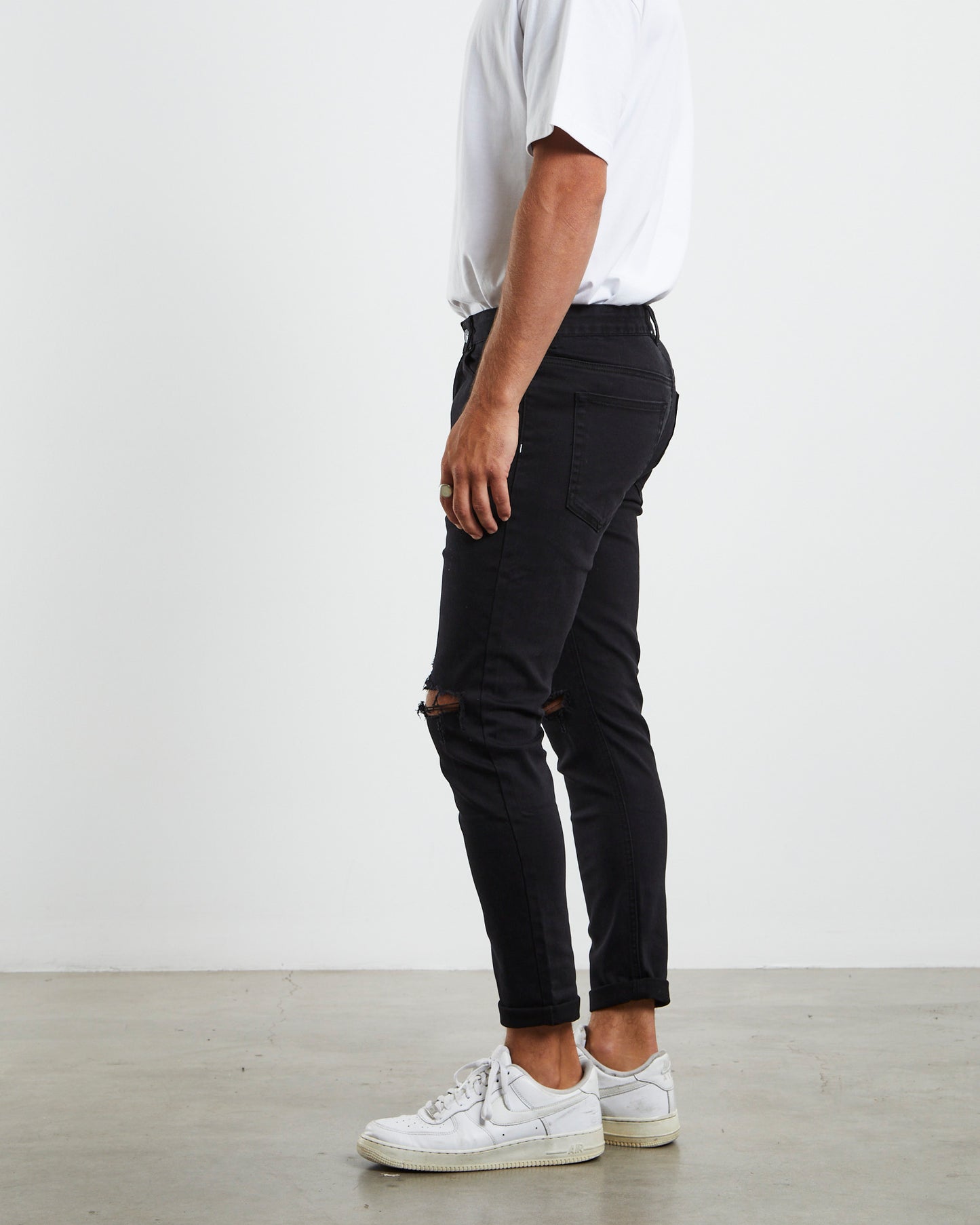 Offset Denim Jeans Base