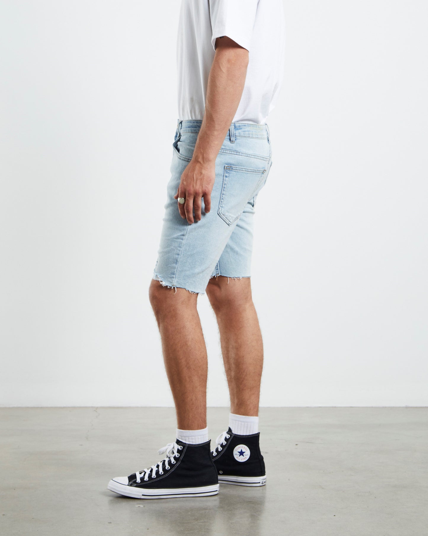 Pistol Denim Shorts Break