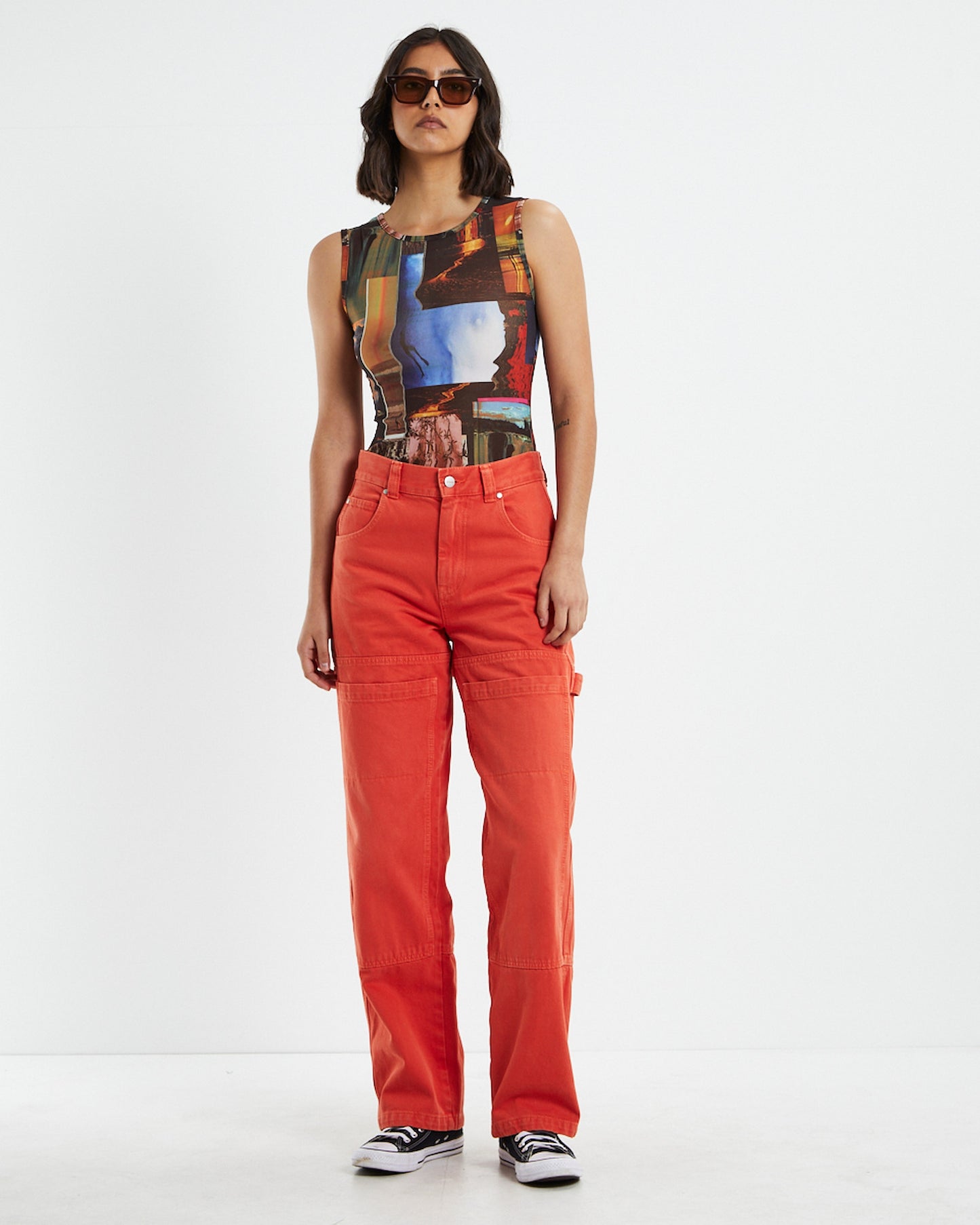 Hemp Denim Workware Jeans Orange