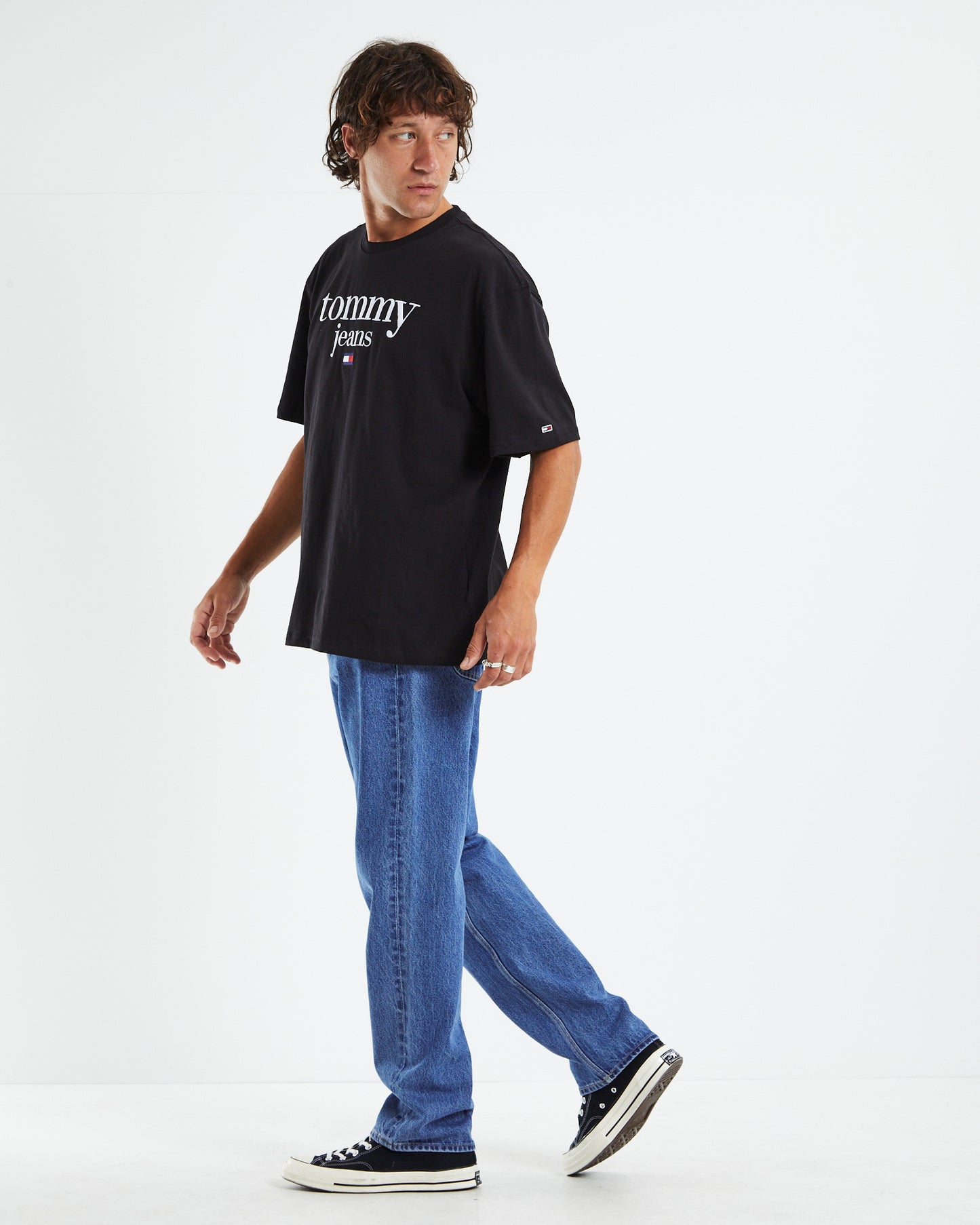 TJM Classic Modern Corp Logo T-Shirt Black